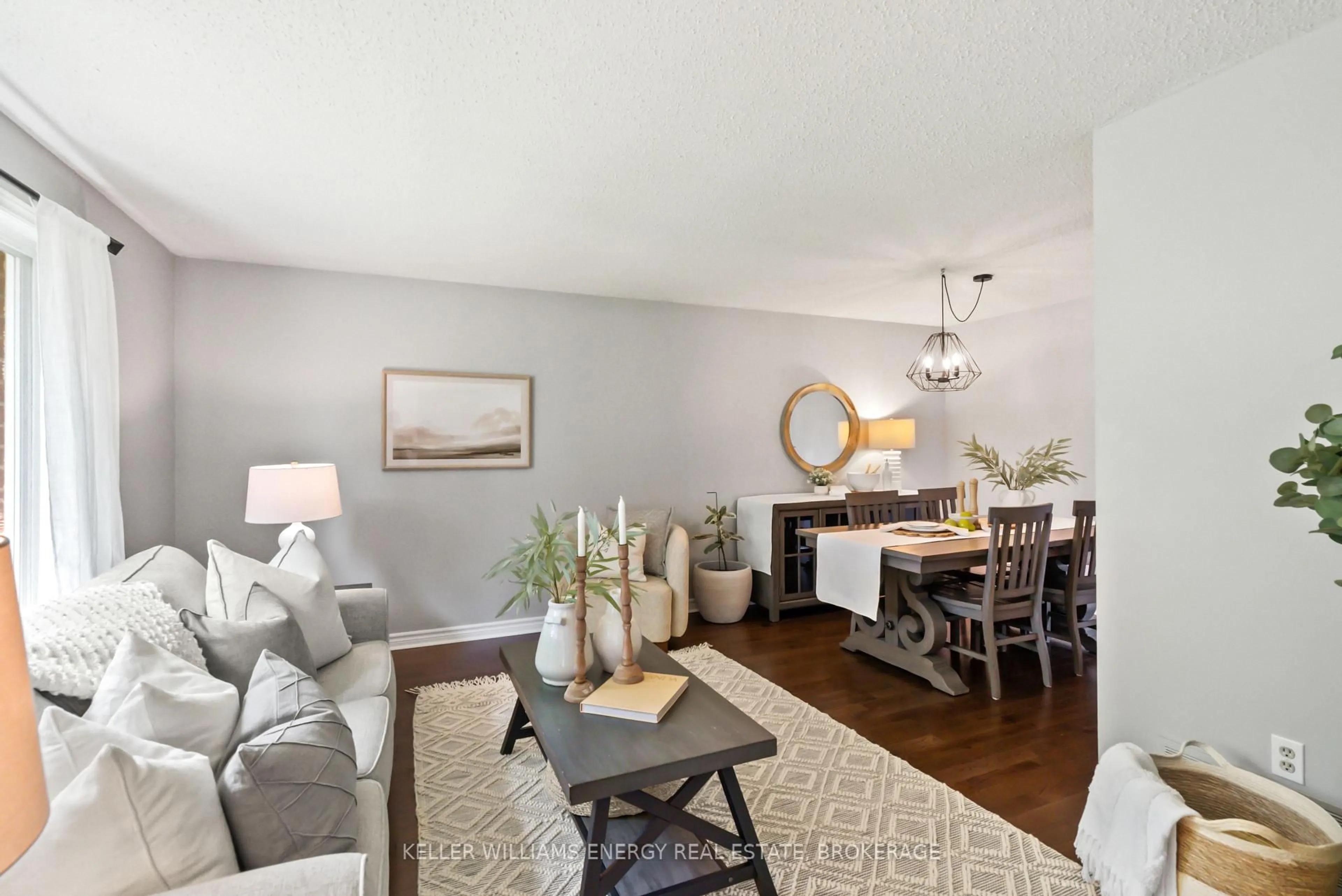Living room with furniture, unknown for 57 Centerfield Dr, Clarington Ontario L1E 1K2