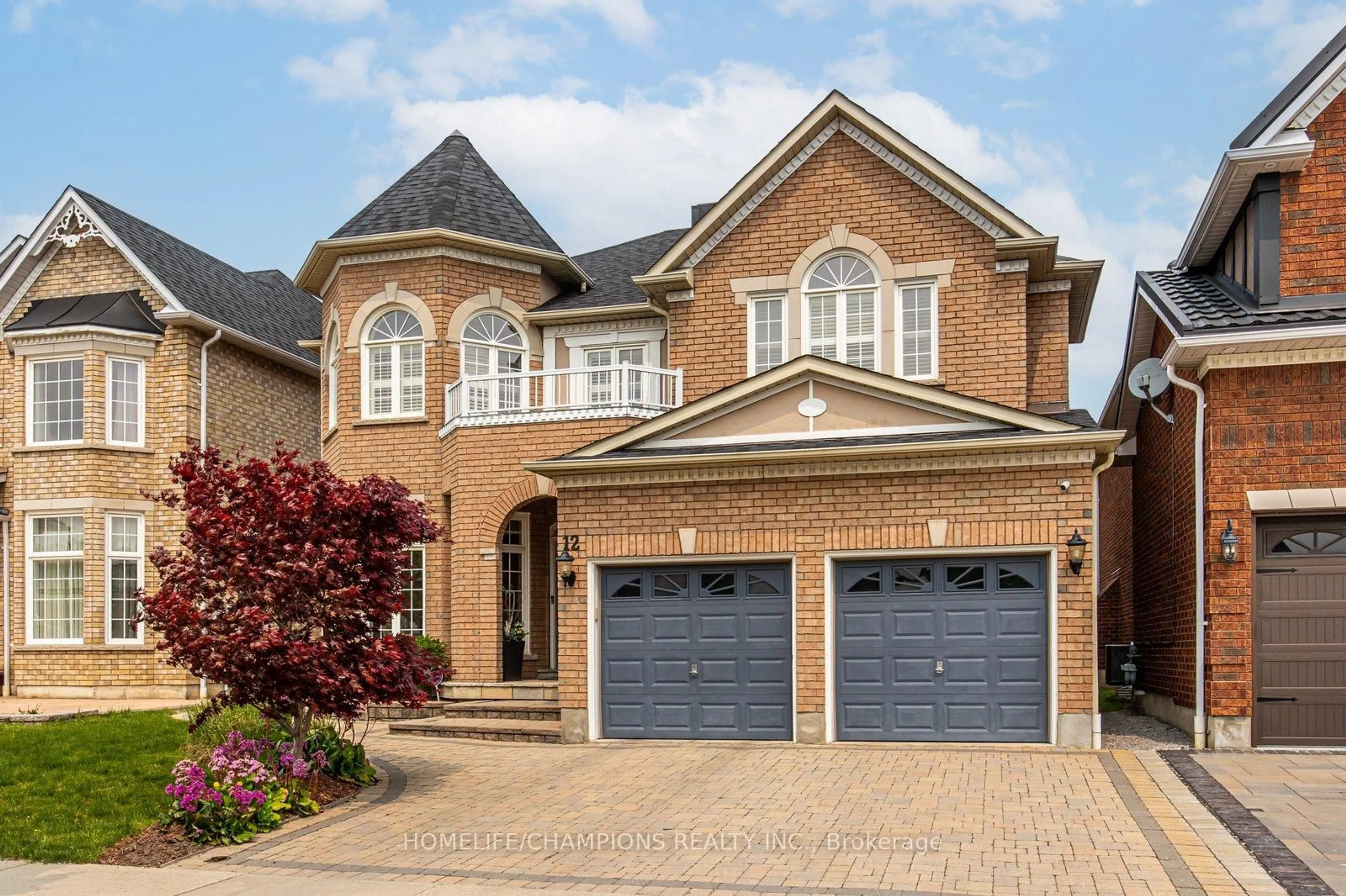 Home with brick exterior material, street for 12 Driscoll Dr, Ajax Ontario L1T 0J1