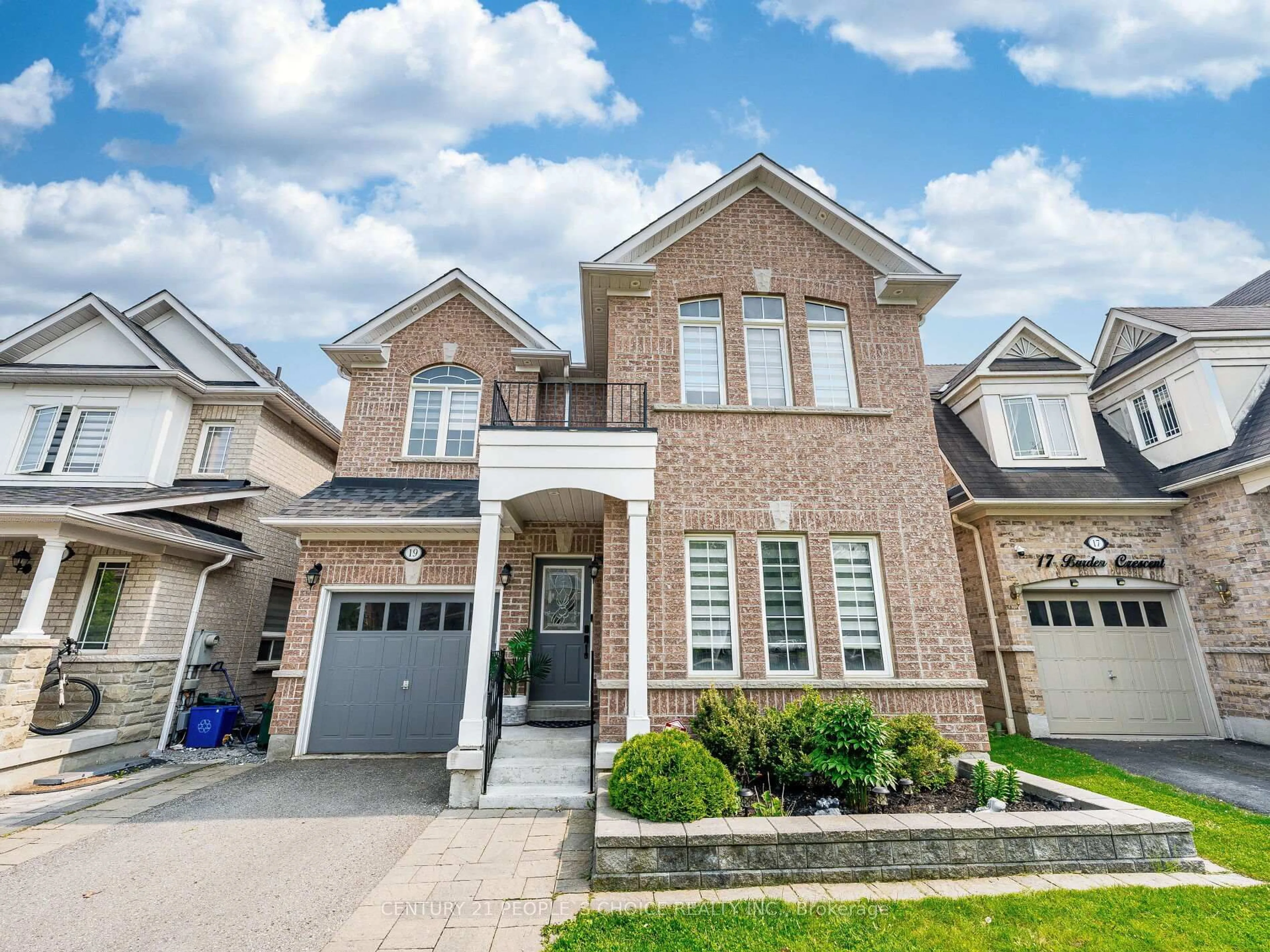 Home with brick exterior material, street for 19 Barden Cres, Ajax Ontario L1Z 2A8
