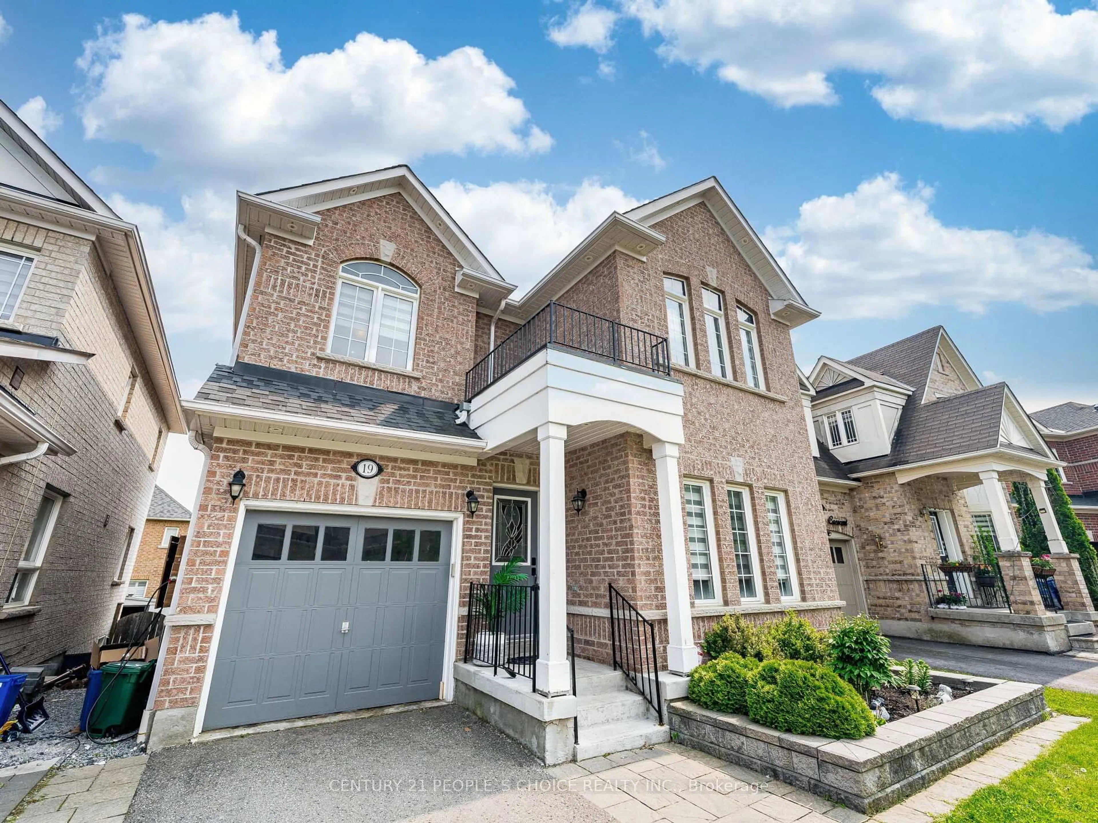 Home with brick exterior material, street for 19 Barden Cres, Ajax Ontario L1Z 2A8
