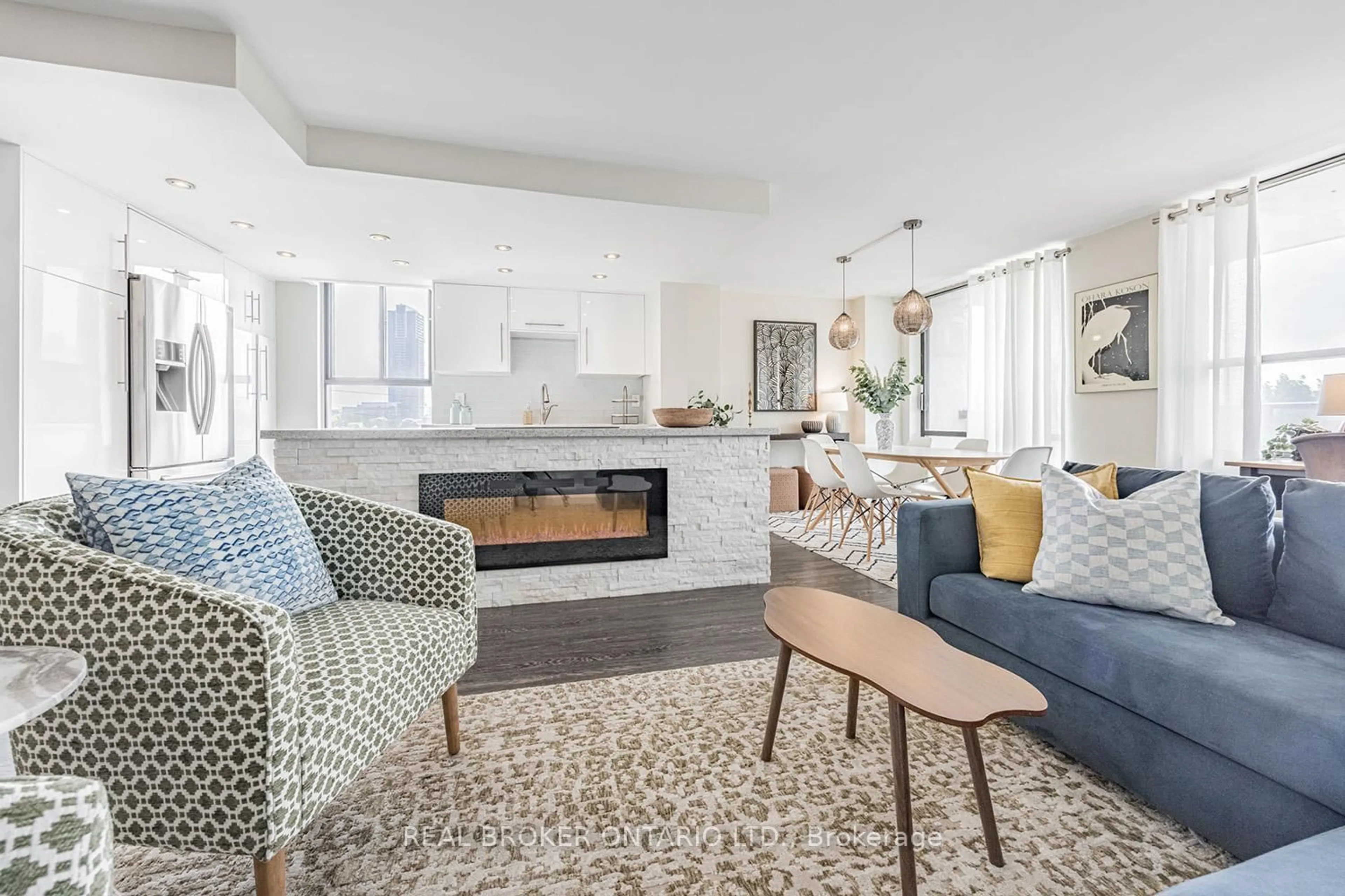 Living room with furniture, unknown for 2721 Victoria Park Ave #506, Toronto Ontario M1T 3N6