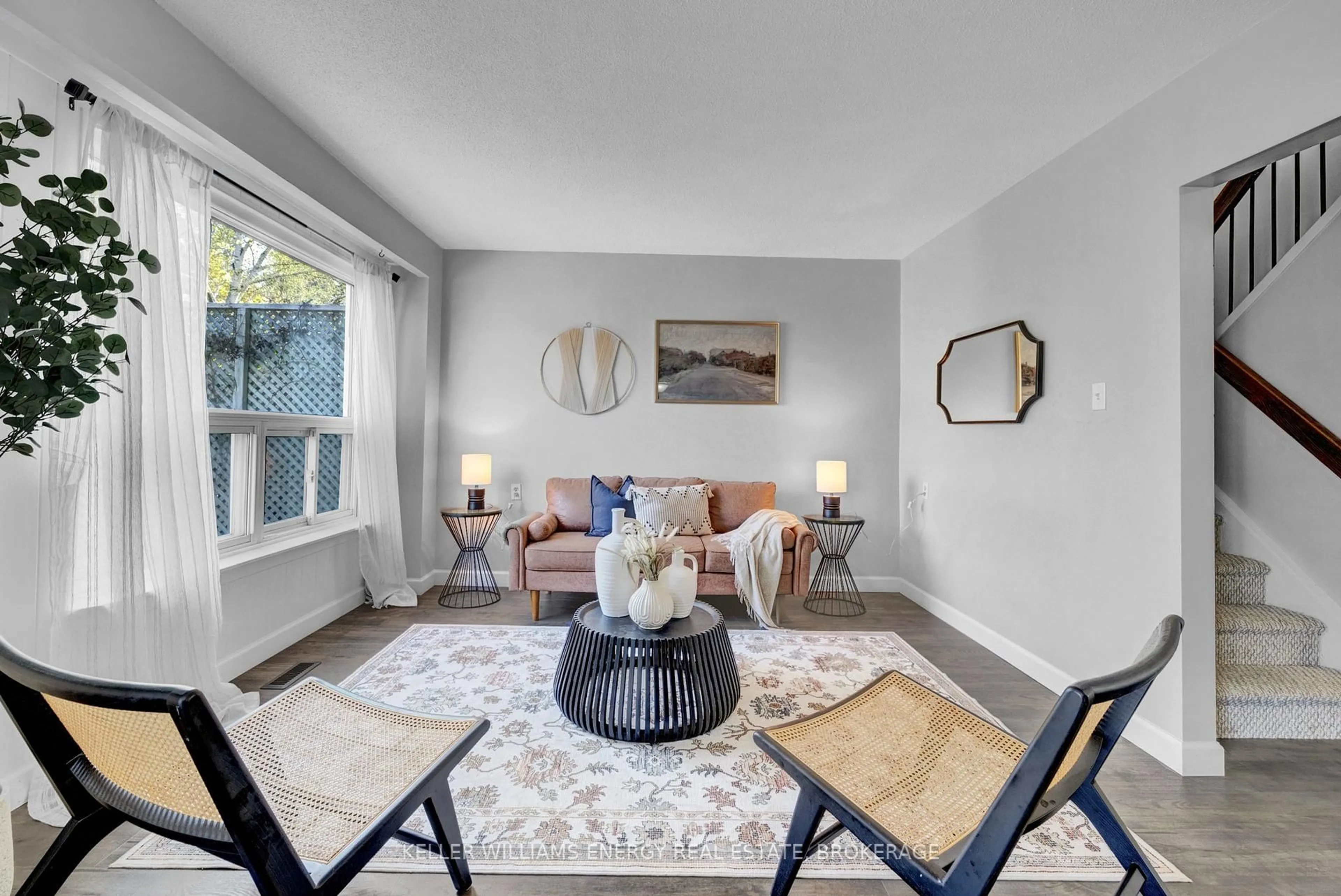 Living room with furniture, unknown for 54 Alonna St, Clarington Ontario L1C 3P8