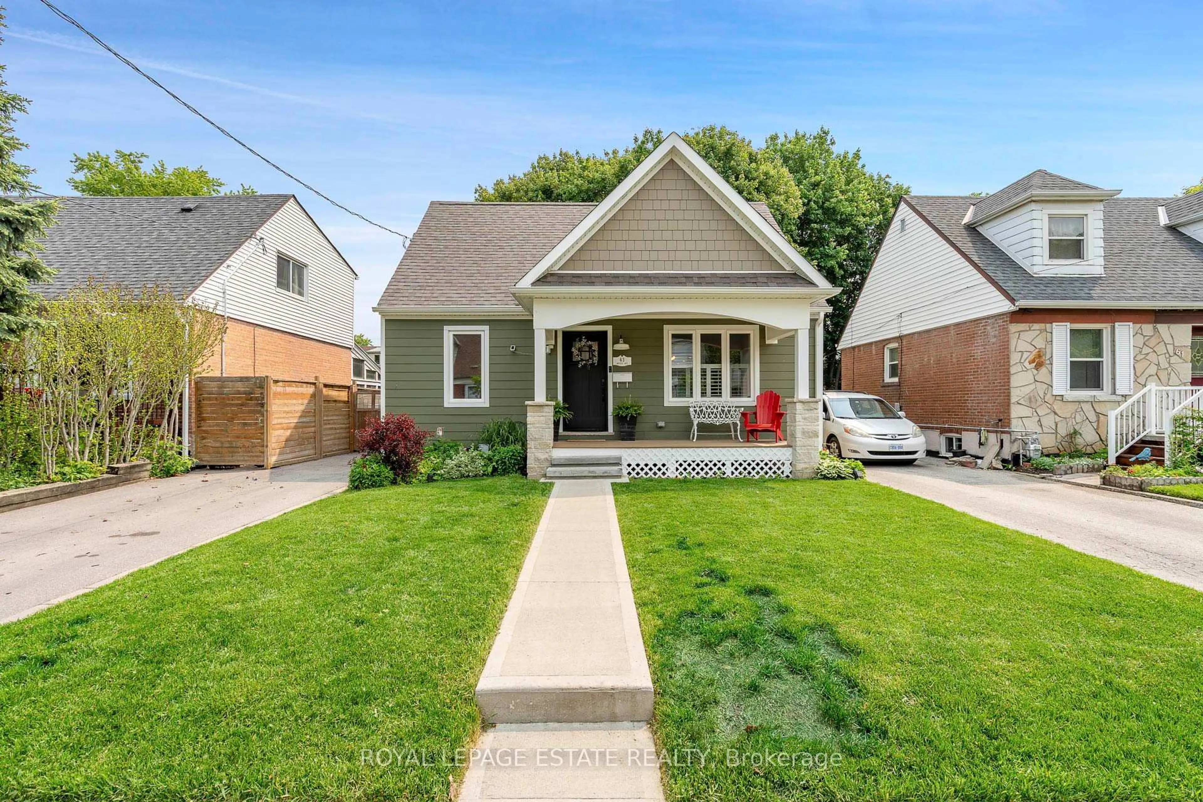 Home with brick exterior material, street for 63 Mystic Ave, Toronto Ontario M1L 4H1