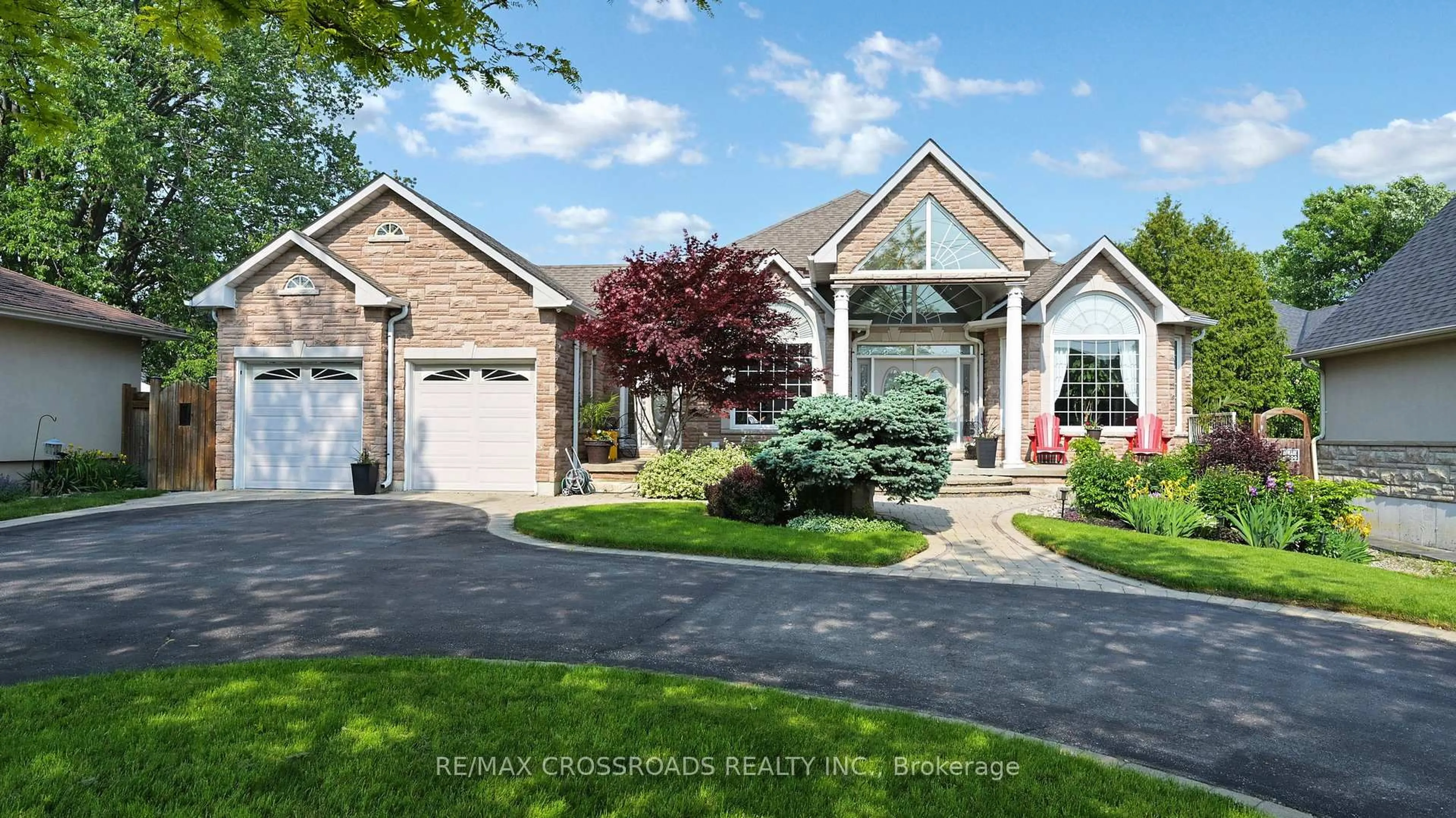 Home with brick exterior material, street for 3531 Garrard Rd, Whitby Ontario L1R 3L1