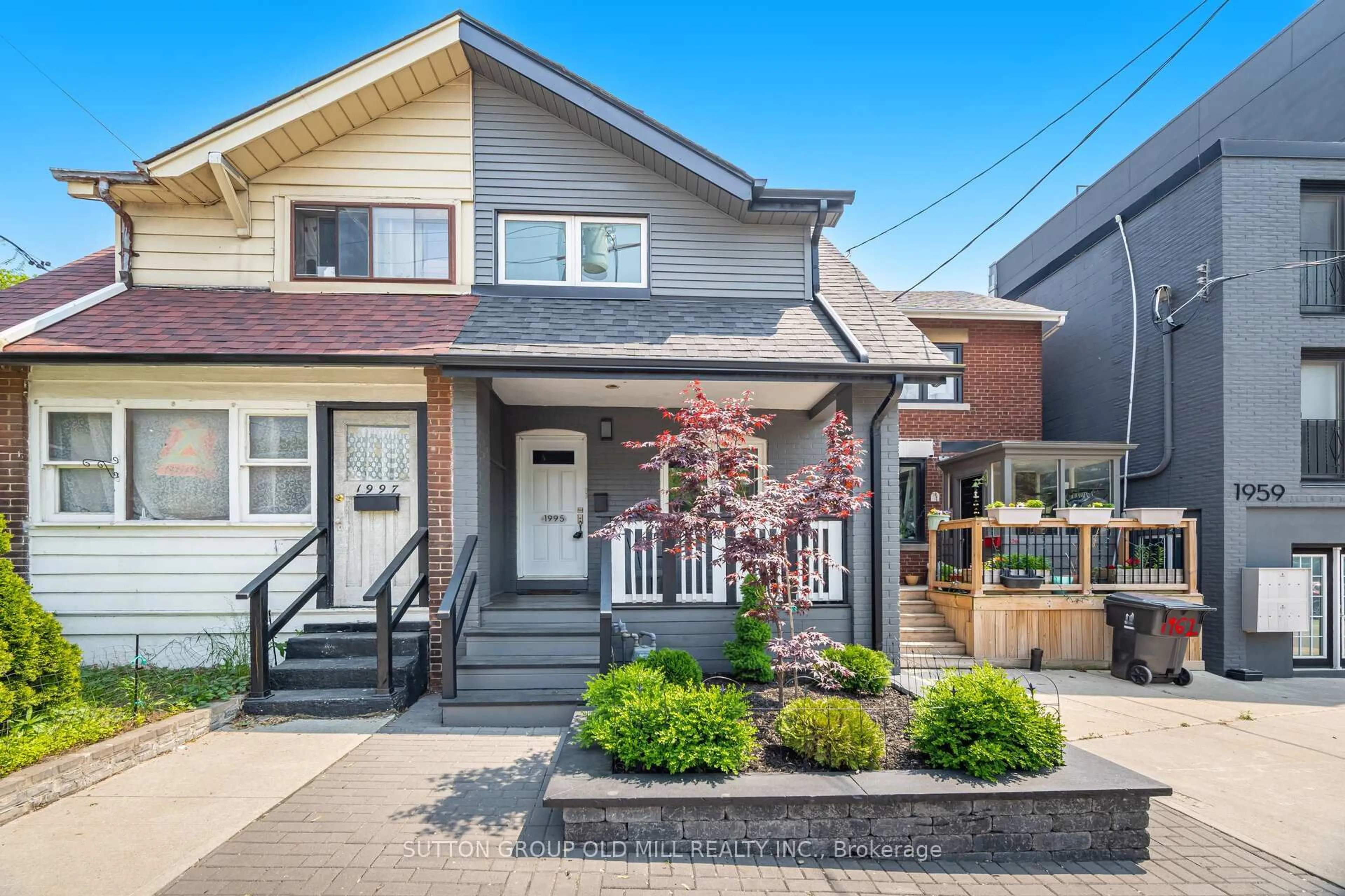 Home with brick exterior material, street for 1995 Gerrard St, Toronto Ontario M4E 2A9