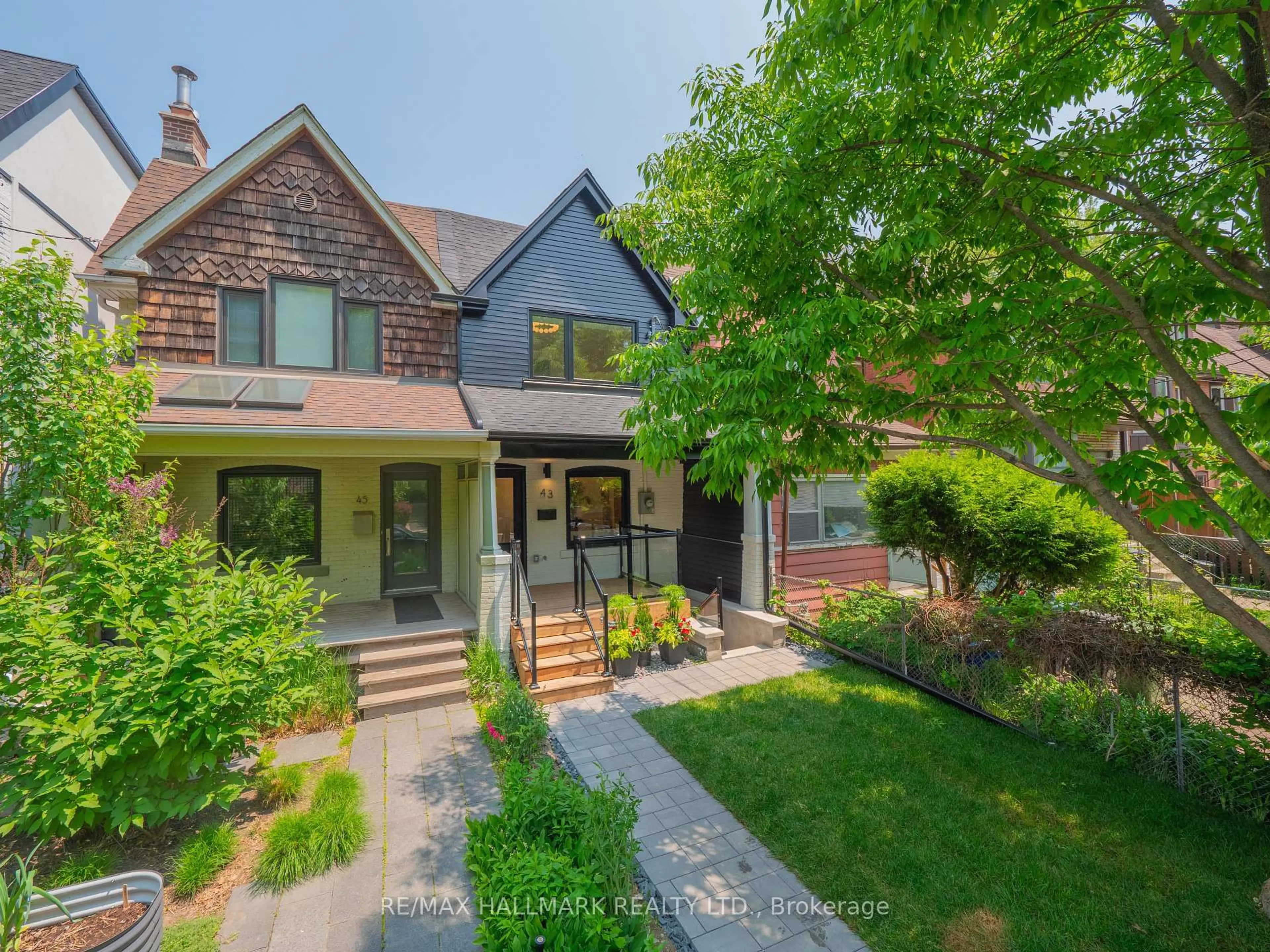 Home with brick exterior material, street for 43 Boston Ave, Toronto Ontario M4M 2T8