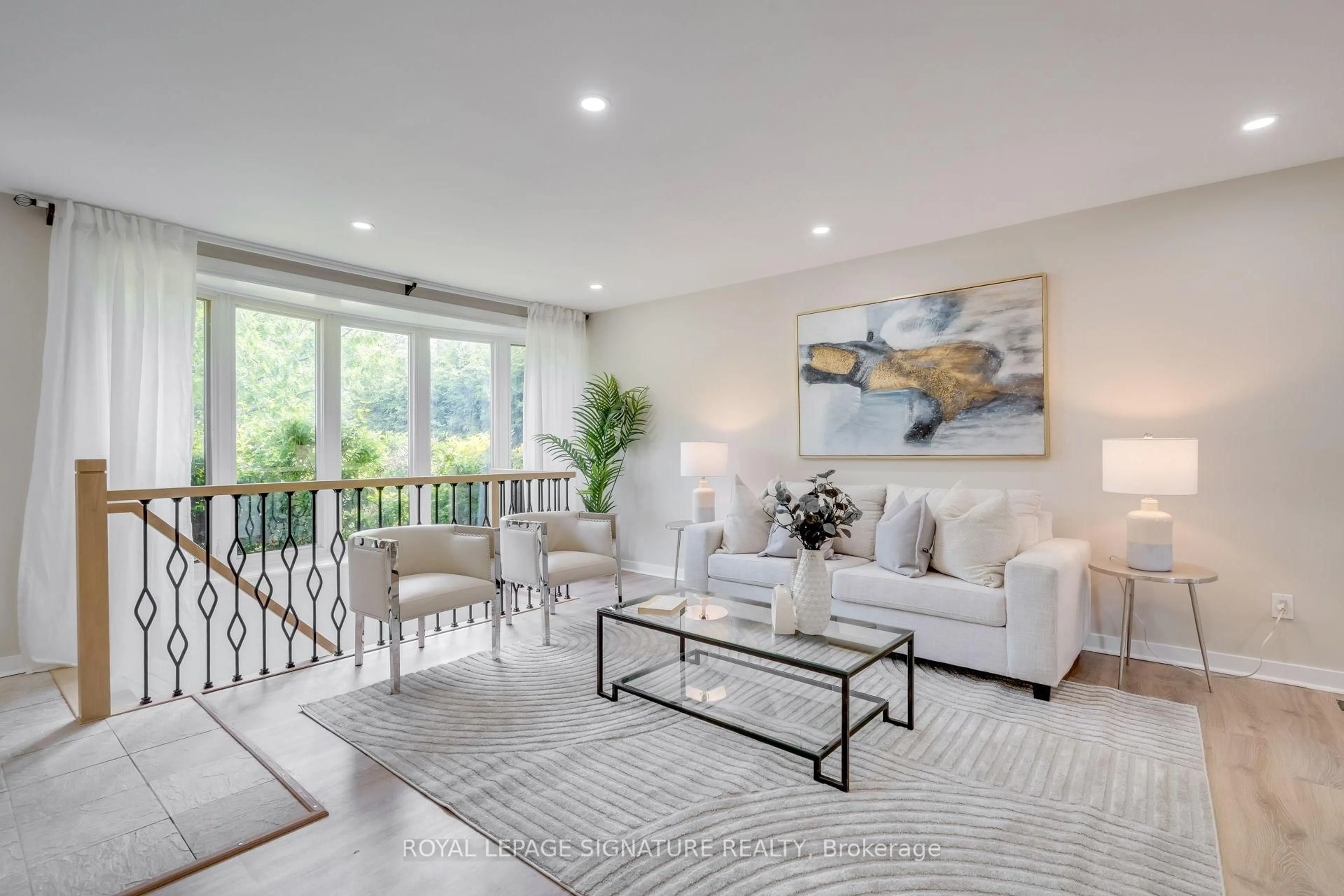 Living room with furniture, unknown for 75 Samson Cres, Toronto Ontario M1G 1N2