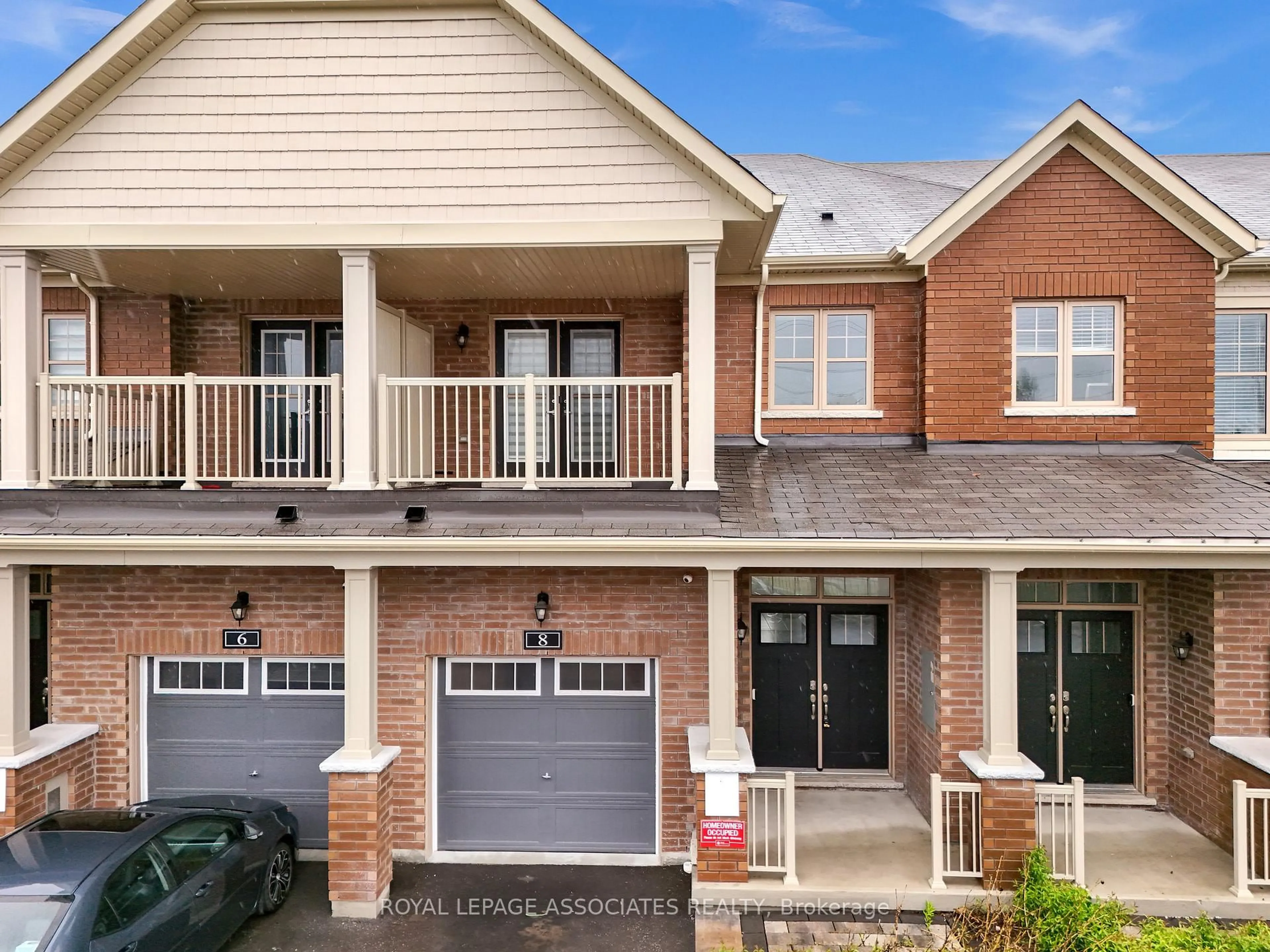 Home with brick exterior material, street for 8 Paradise Way, Whitby Ontario L1R 0R7