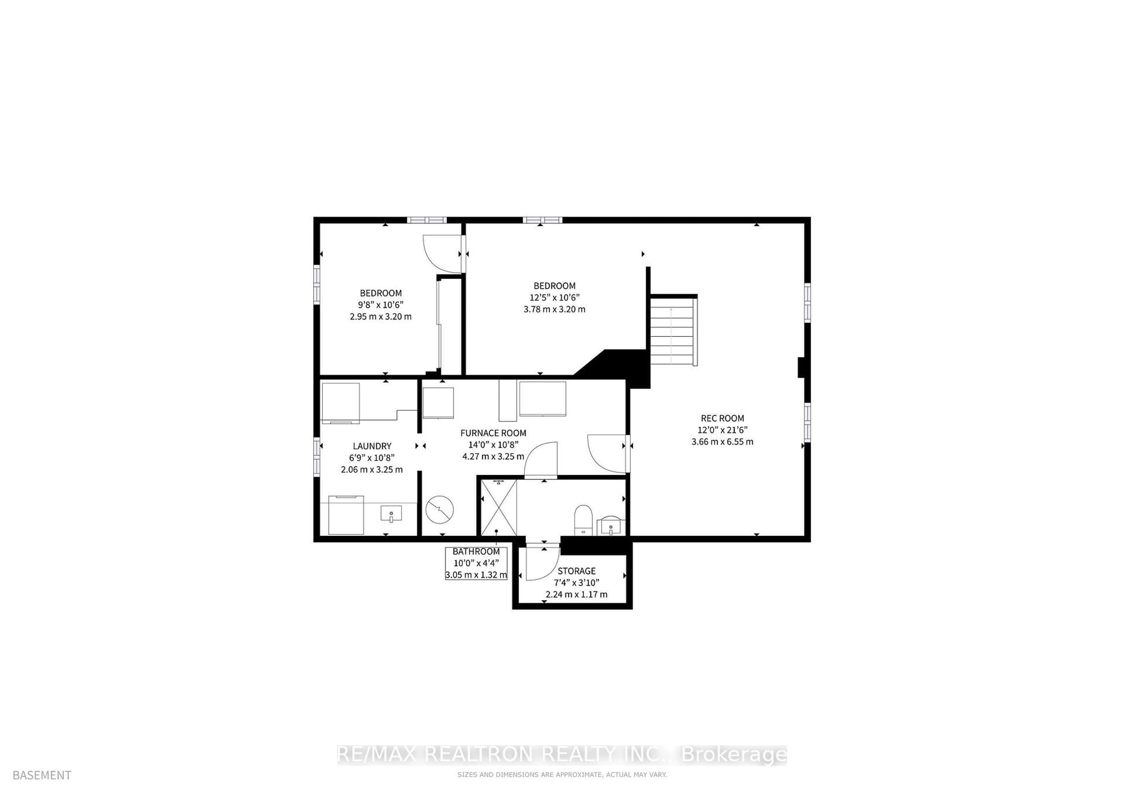 Floor plan for 428 Fairleigh Ave, Oshawa Ontario L1J 2W5