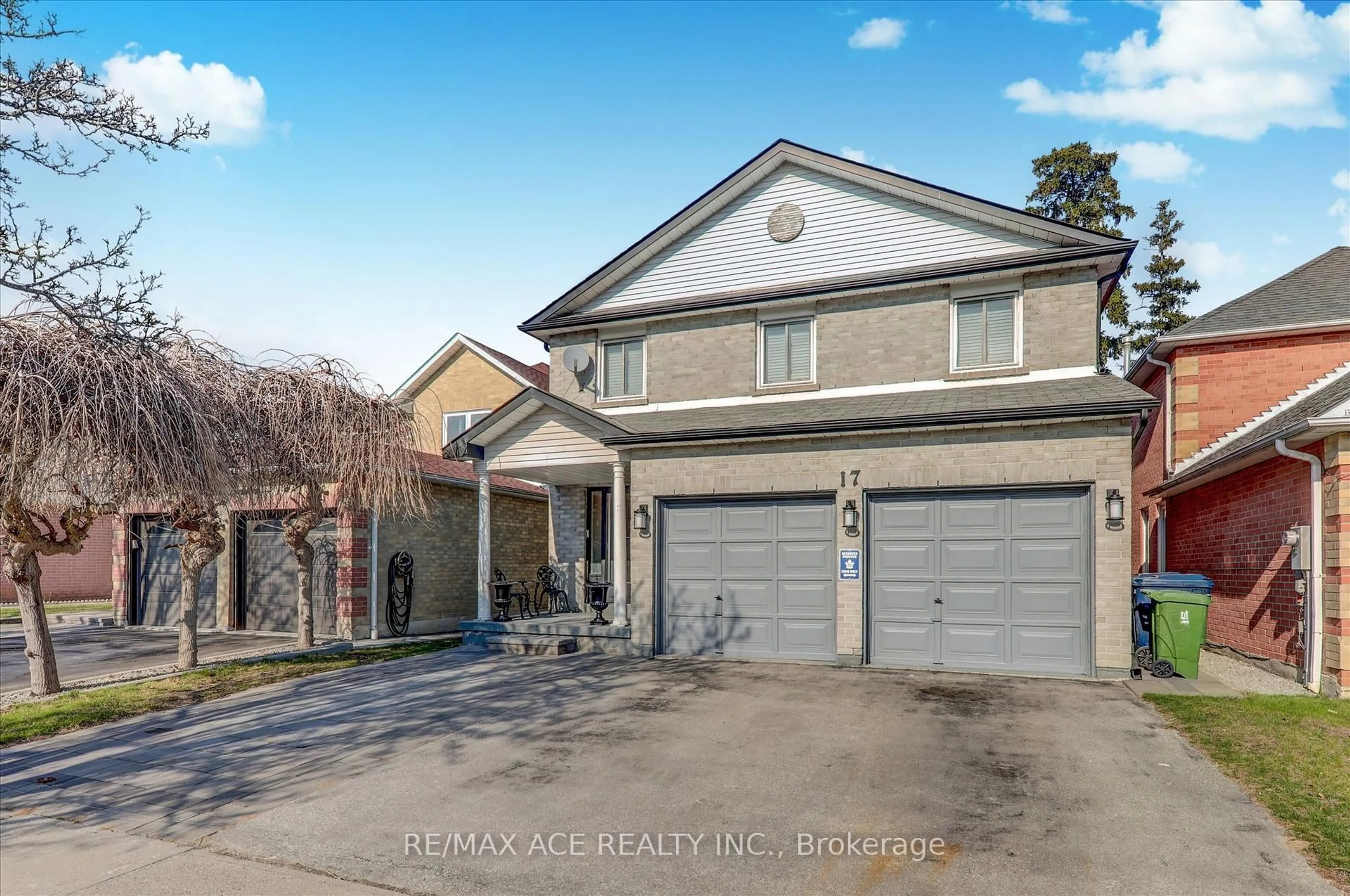 Home with brick exterior material, street for 17 Plumrose Blvd, Toronto Ontario M1E 5E8