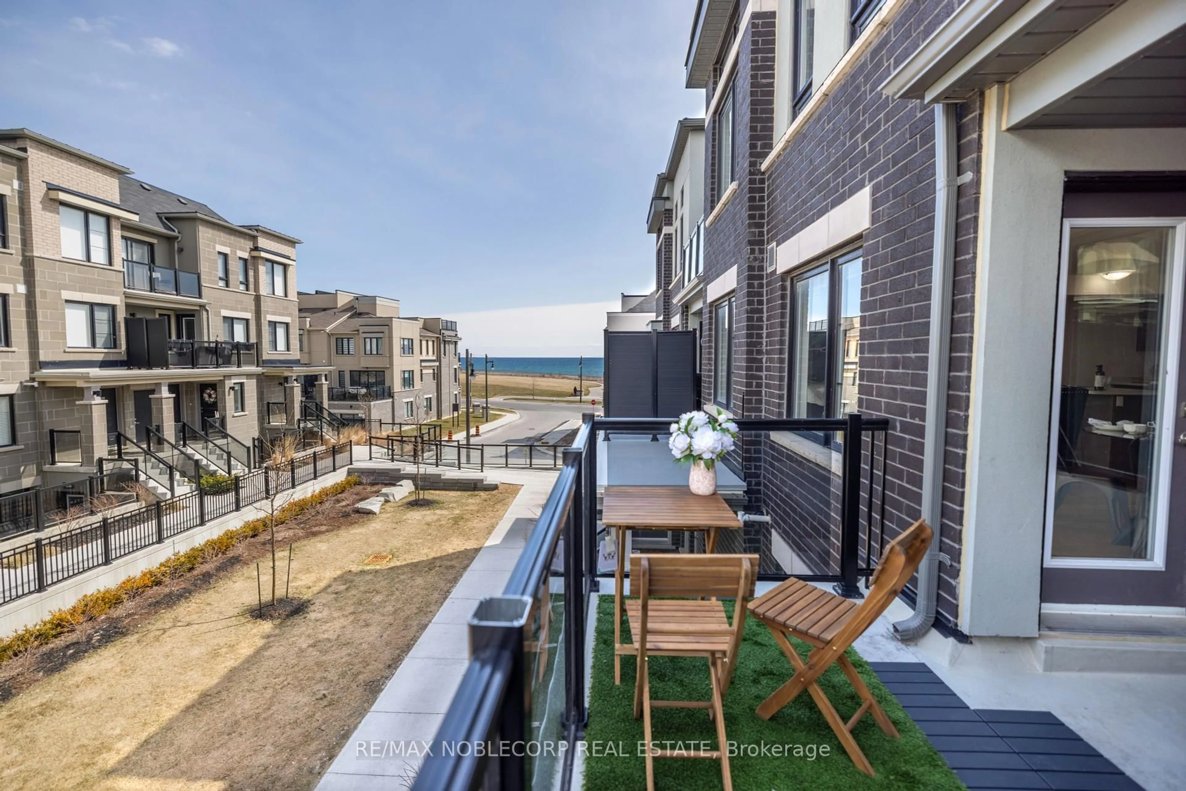 Patio, water/lake/river/ocean view for 19C Lookout Dr, Clarington Ontario L1C 7G1