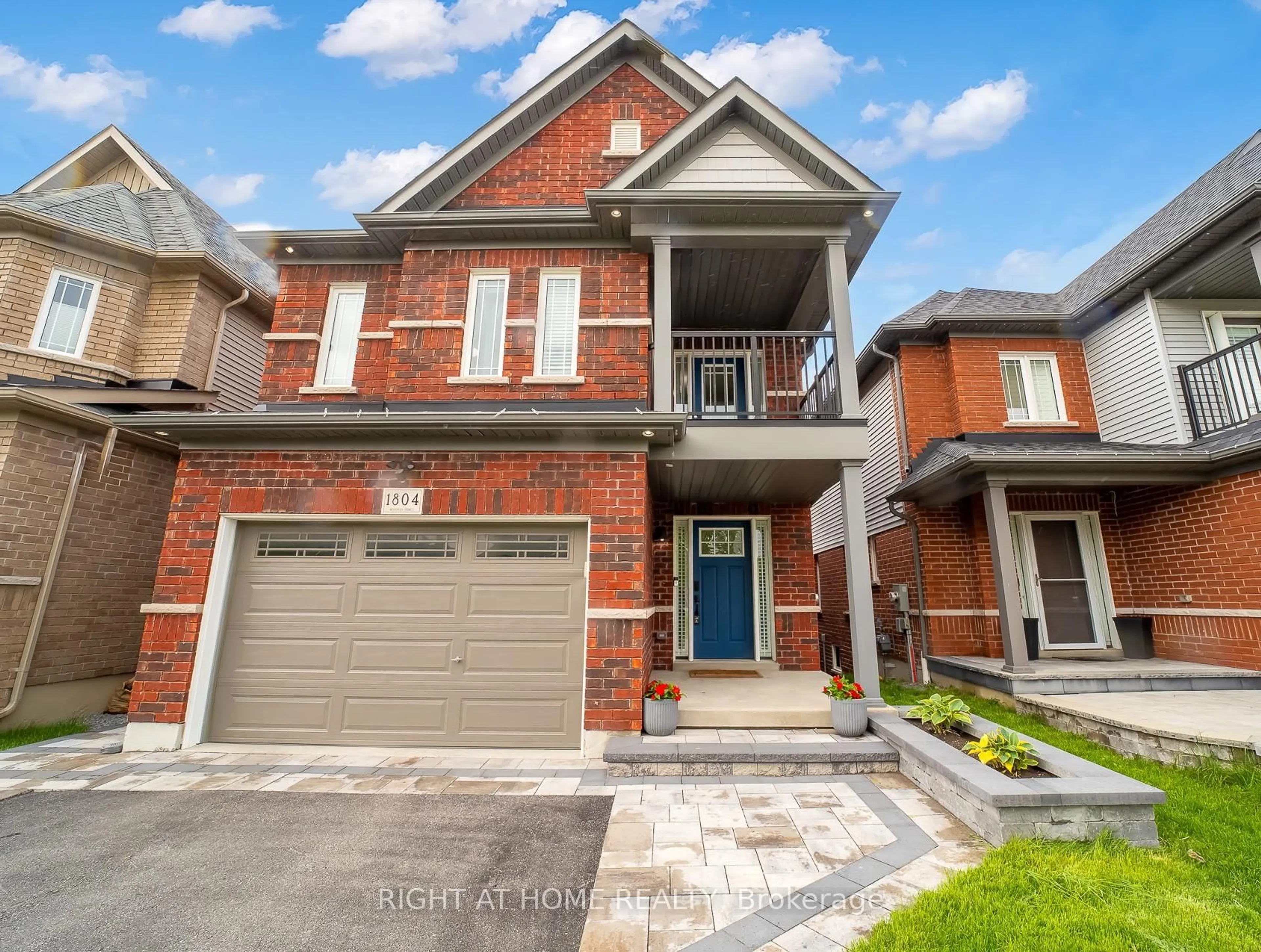 Home with brick exterior material, street for 1804 Silverstone Cres, Oshawa Ontario L1K 0V6