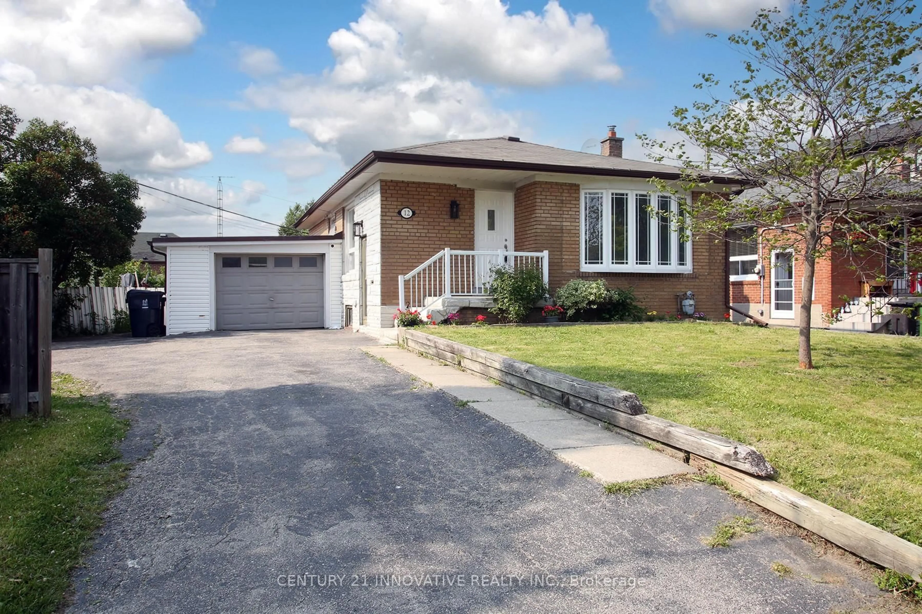 Home with brick exterior material, street for 12 Blanche Ave, Toronto Ontario M1K 1C5