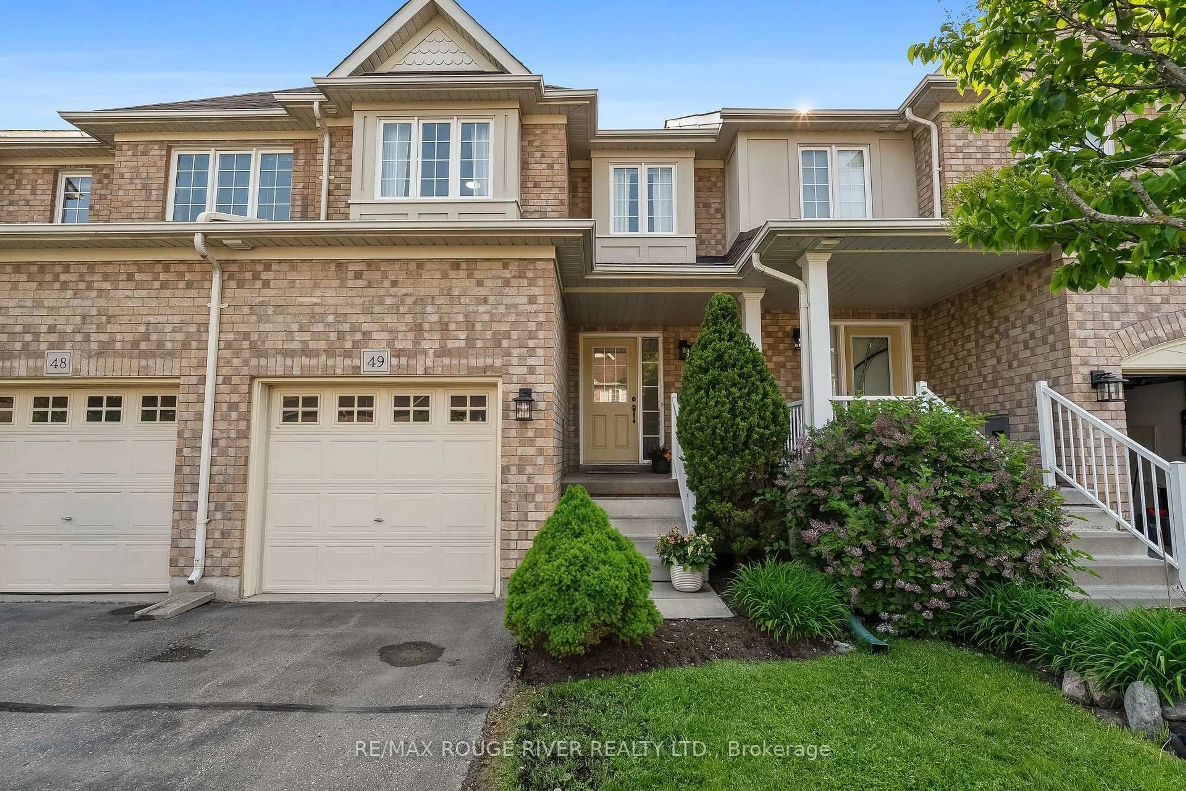 Home with brick exterior material, street for 1087 Ormond Dr #49, Oshawa Ontario L1K 0E8