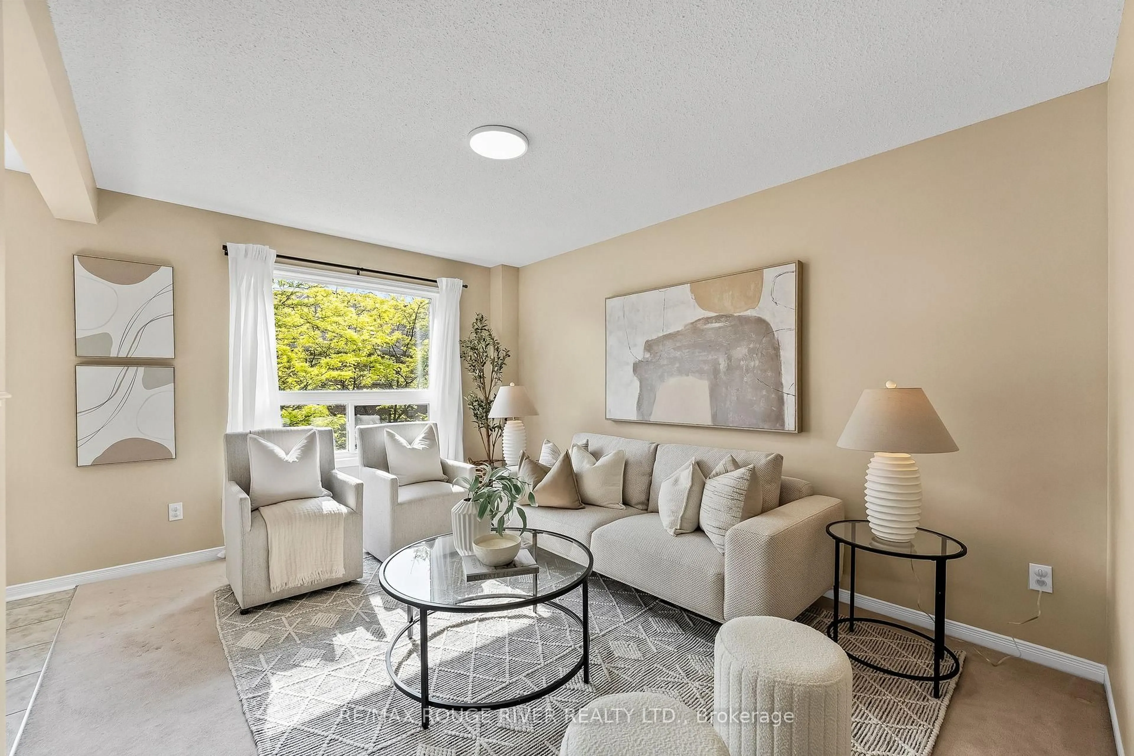 Living room with furniture, unknown for 1087 Ormond Dr #49, Oshawa Ontario L1K 0E8