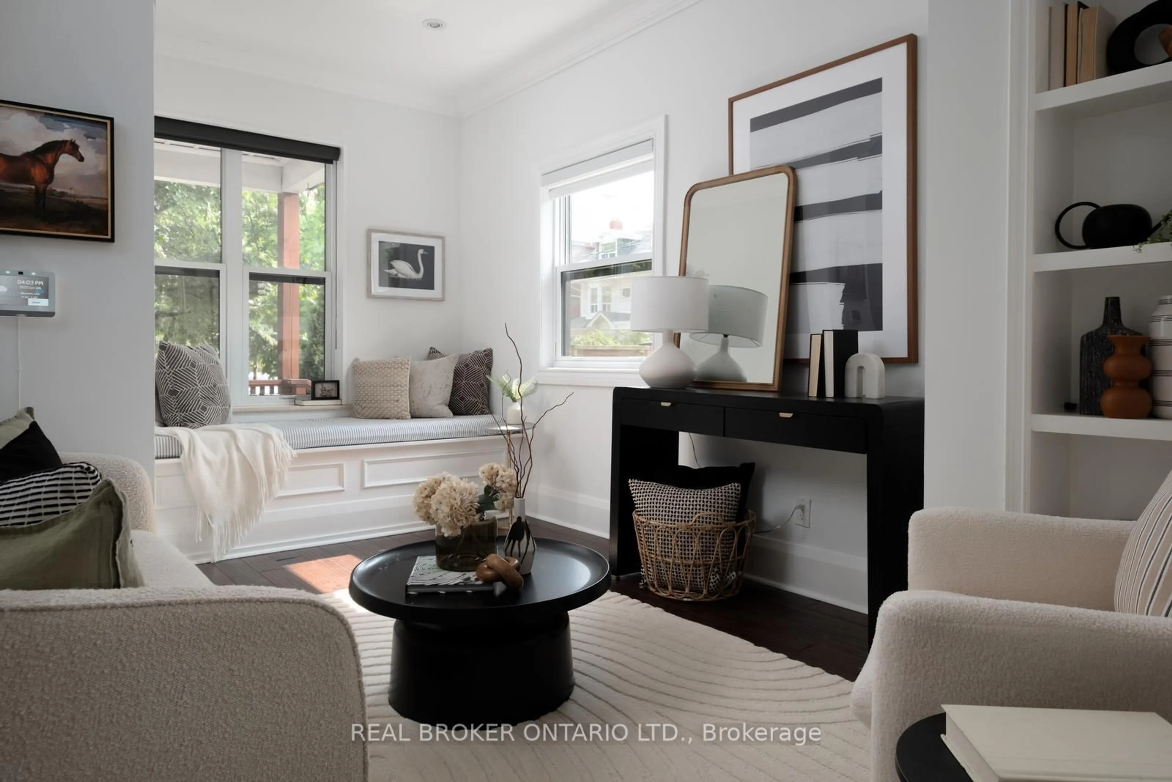 Living room with furniture, unknown for 2 Baltic Ave, Toronto Ontario M4J 1S2