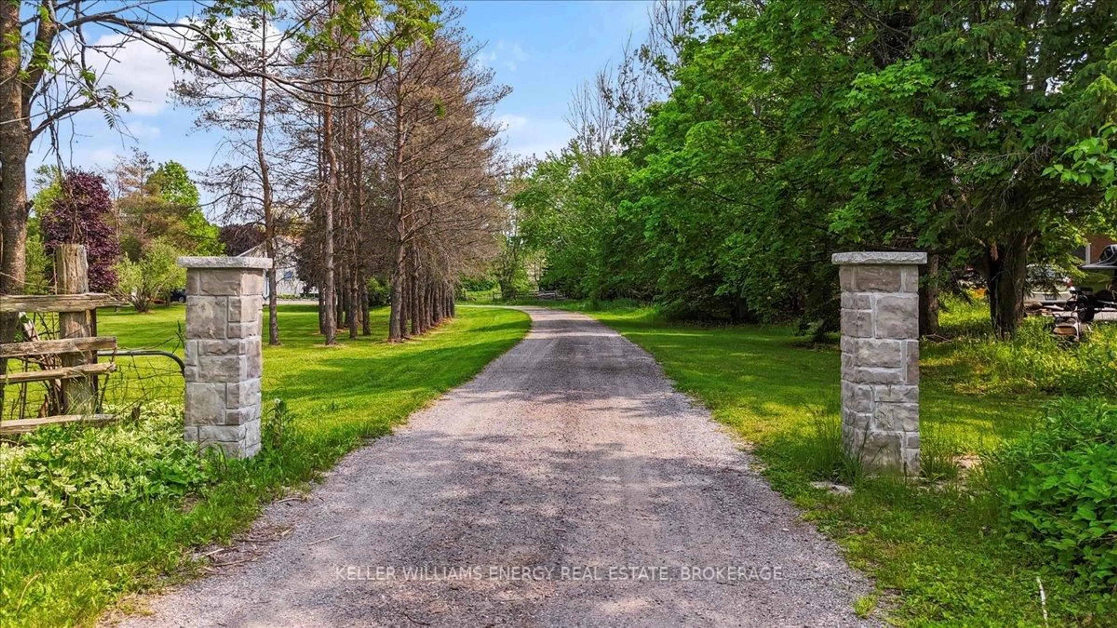A pic from outside/outdoor area/front of a property/back of a property/a pic from drone, street for 2370 Bruce Rd, Scugog Ontario L0C 1G0