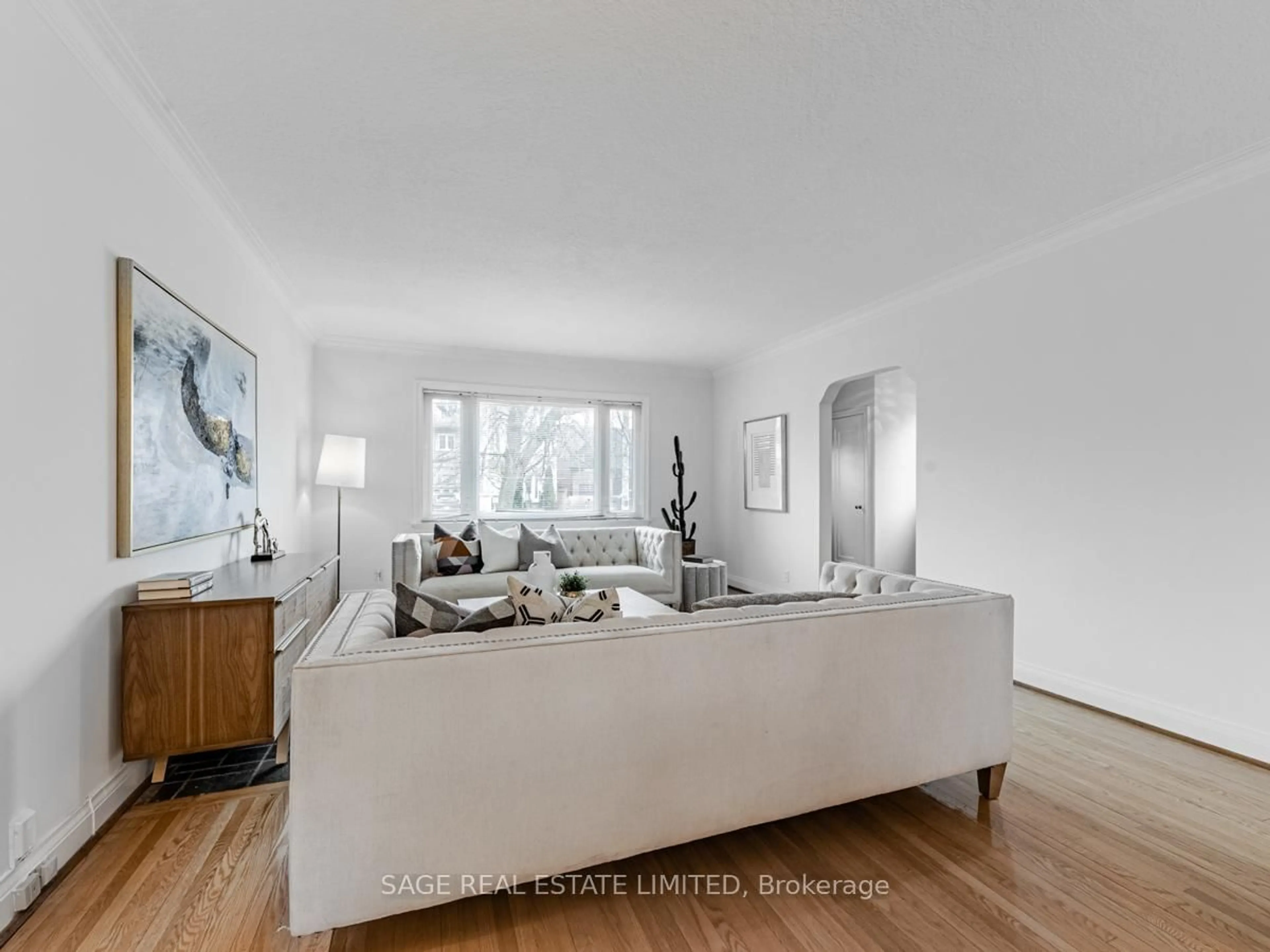 Living room with furniture, unknown for 28 Barbara Cres, Toronto Ontario M4C 3B2