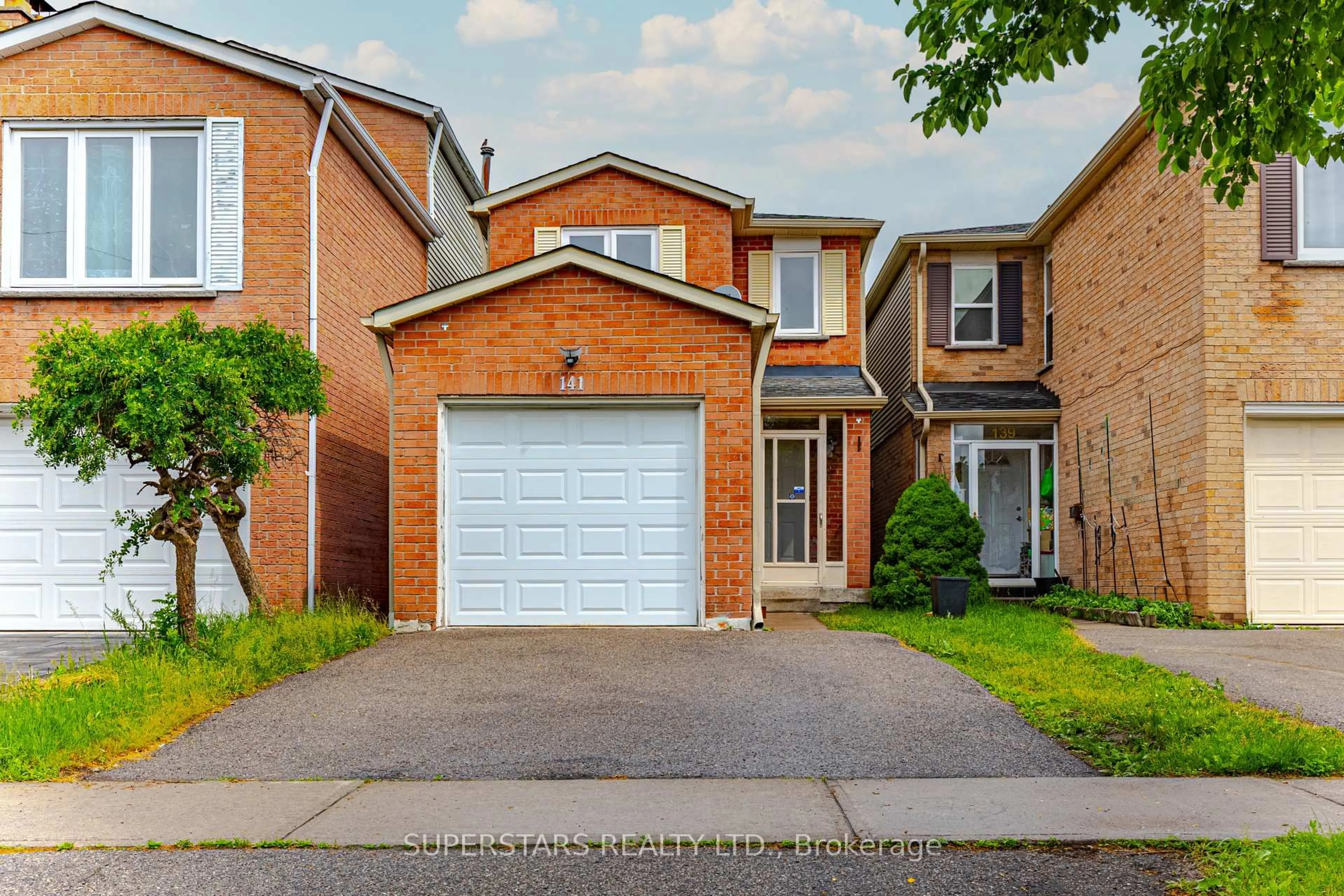Home with brick exterior material, street for 141 Whistling Hills Dr, Toronto Ontario M1V 3K7