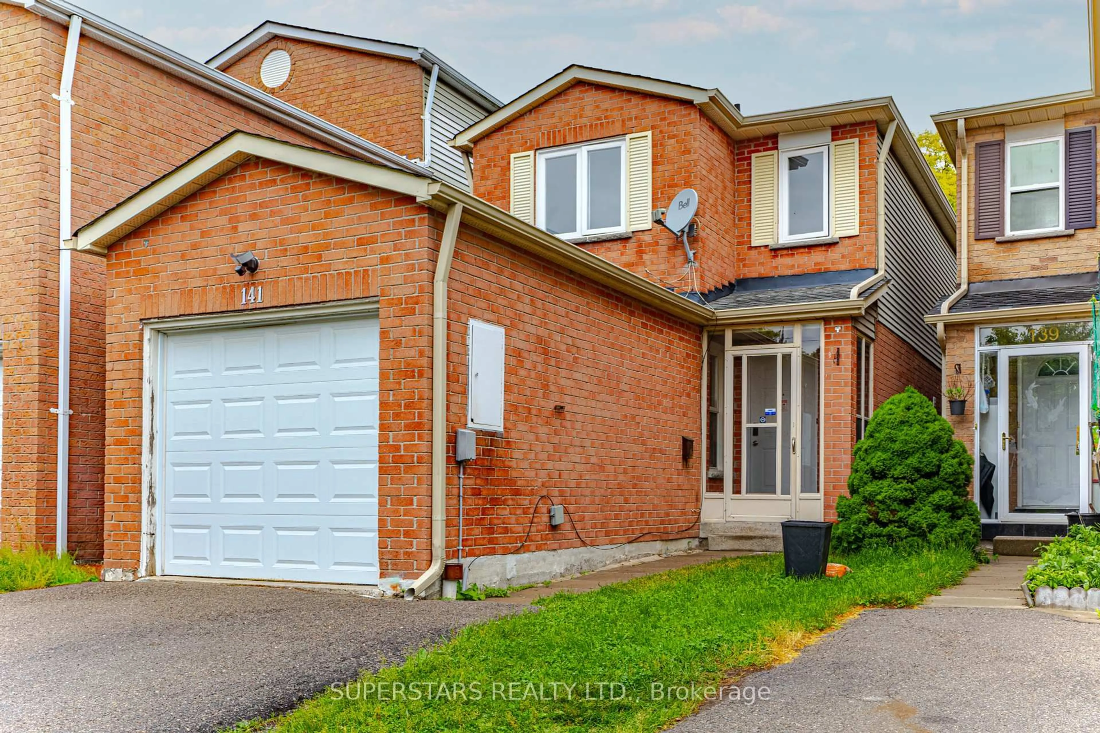 Home with brick exterior material, street for 141 Whistling Hills Dr, Toronto Ontario M1V 3K7