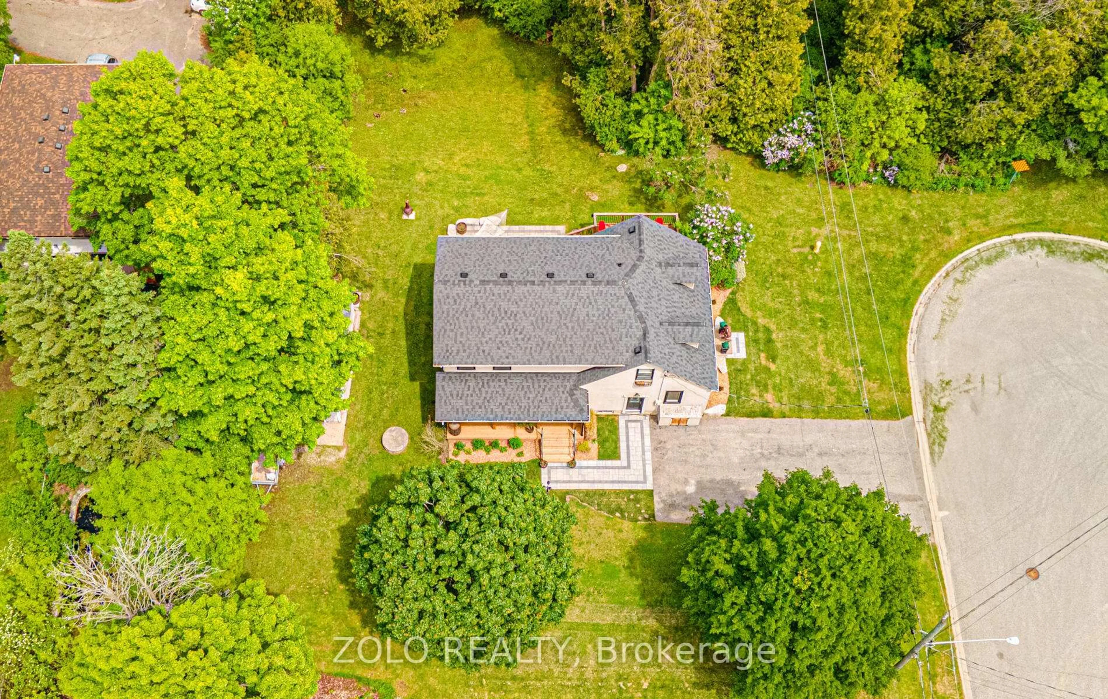A pic from outside/outdoor area/front of a property/back of a property/a pic from drone, street for 46 Lawson Rd, Clarington Ontario L1E 2K3