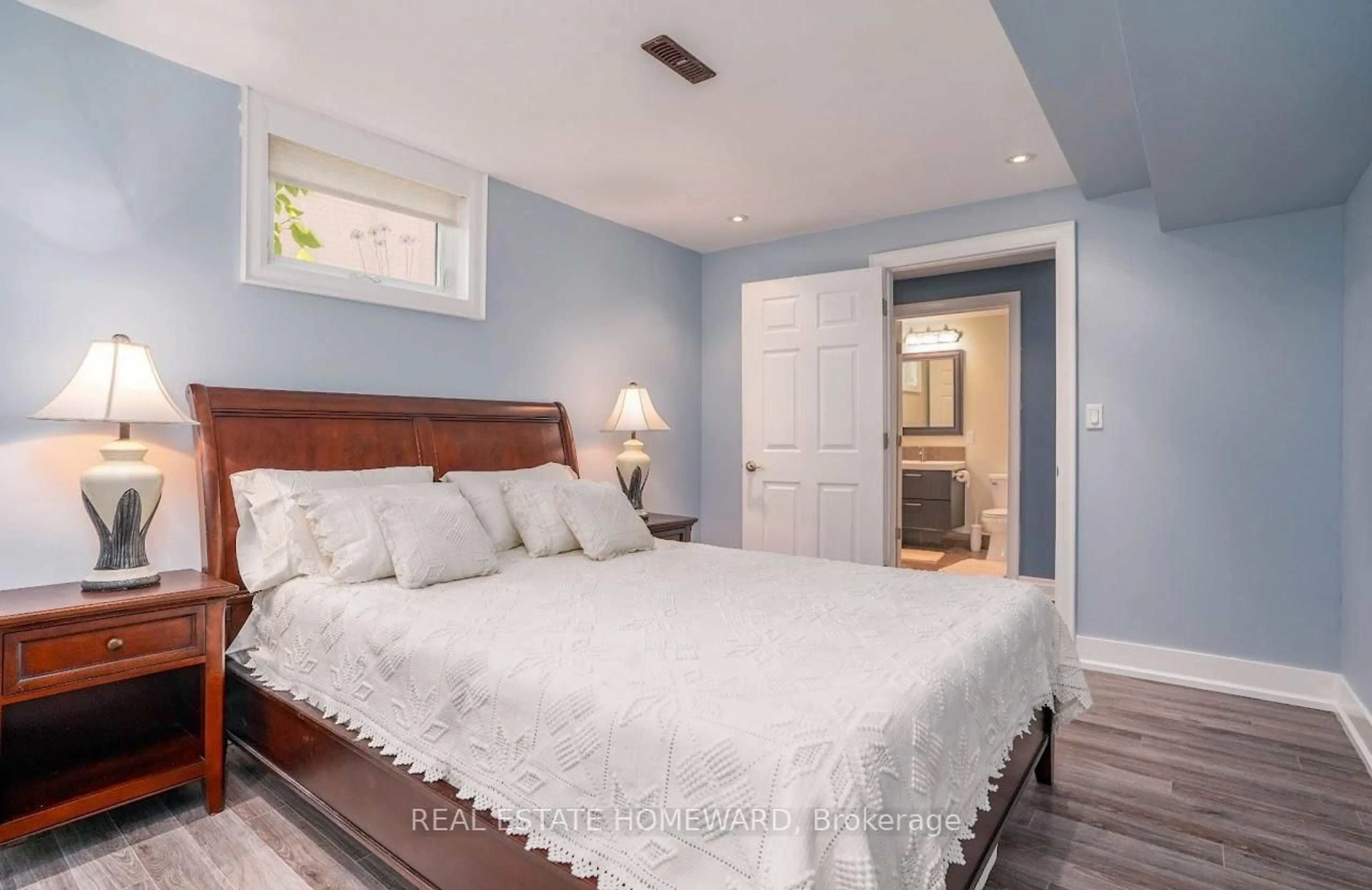 Bedroom with bed, unknown for 56 Georgina Dr, Ajax Ontario L1S 6C3