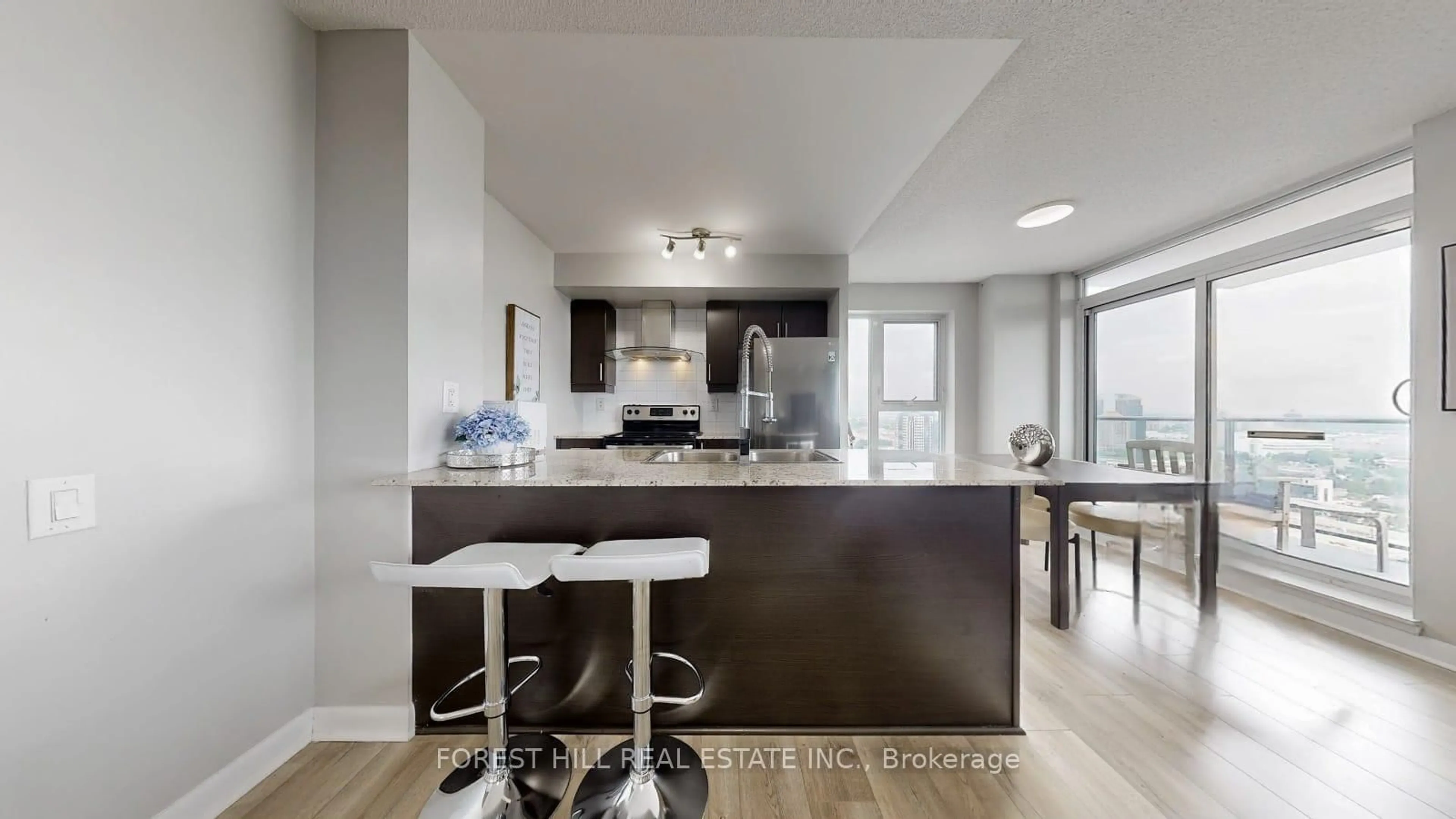 Open concept kitchen, unknown for 190 Borough Dr #2802, Toronto Ontario M1P 0B6