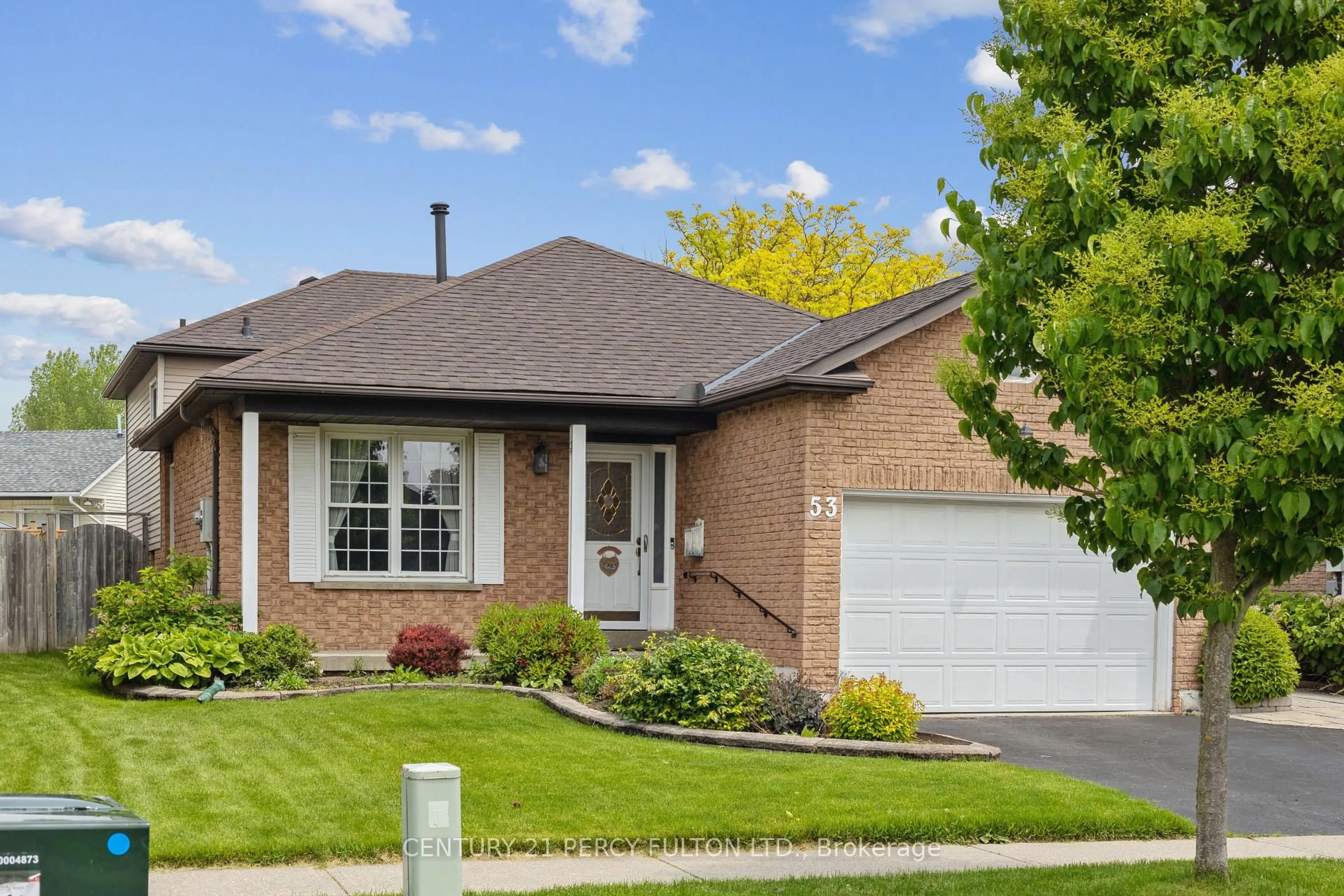 Home with brick exterior material, street for 53 Sandringham Dr, Clarington Ontario L1E 1X2