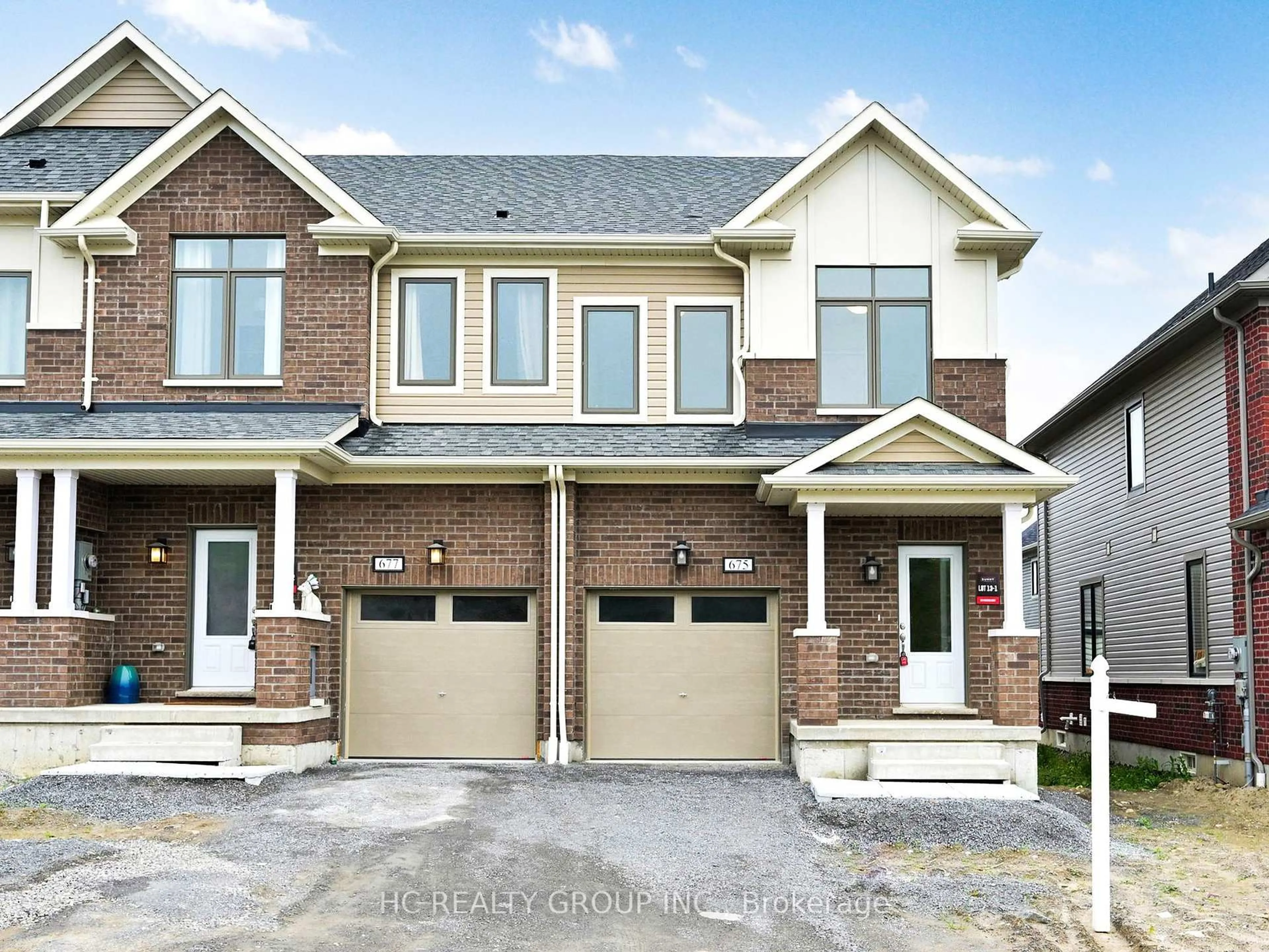 Home with brick exterior material, street for 675 Ribstone Crt, Oshawa Ontario L1K 0E2