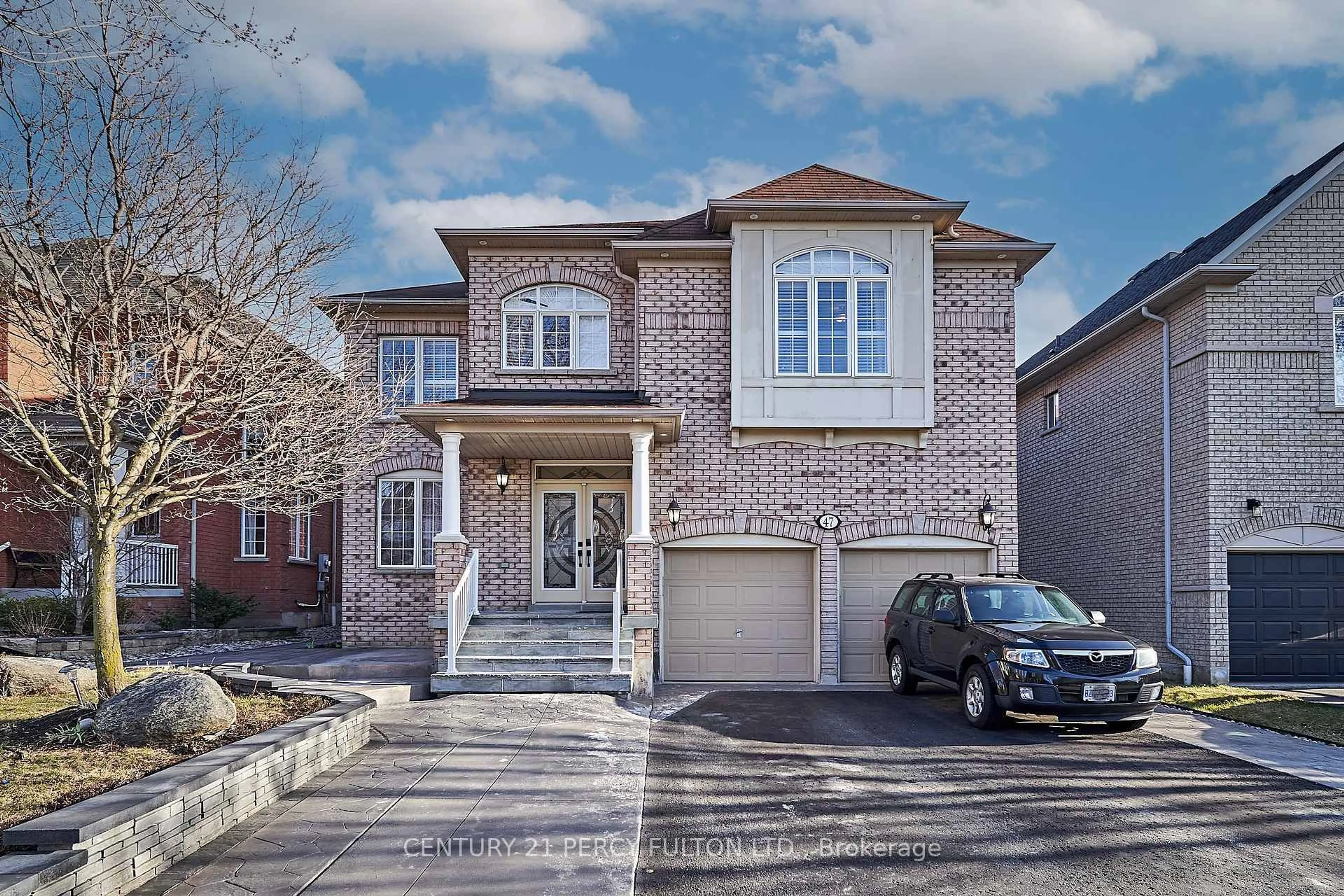 Home with brick exterior material, street for 47 Vineyard Ave, Whitby Ontario L1P 1X5