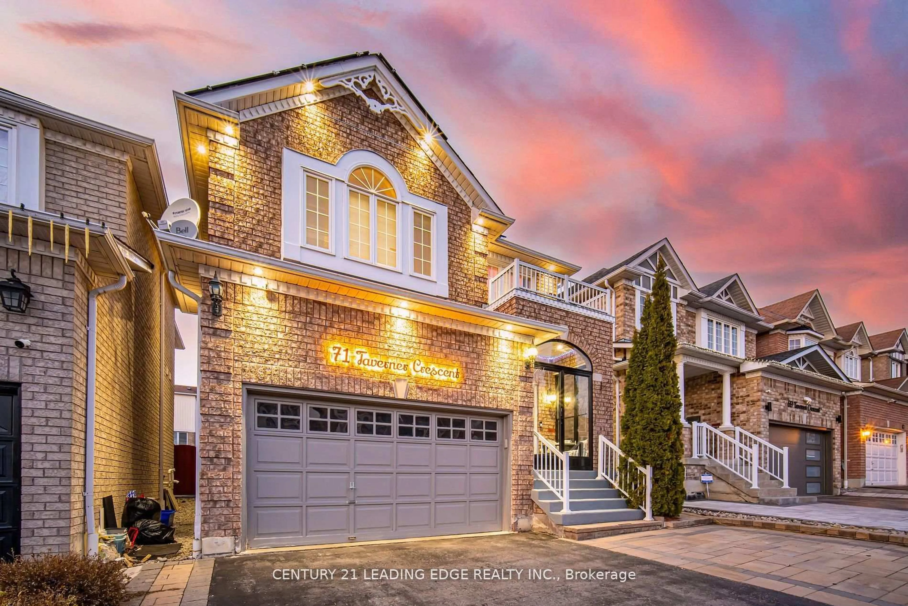 Home with brick exterior material, street for 71 Taverner Cres, Ajax Ontario L1T 0K1
