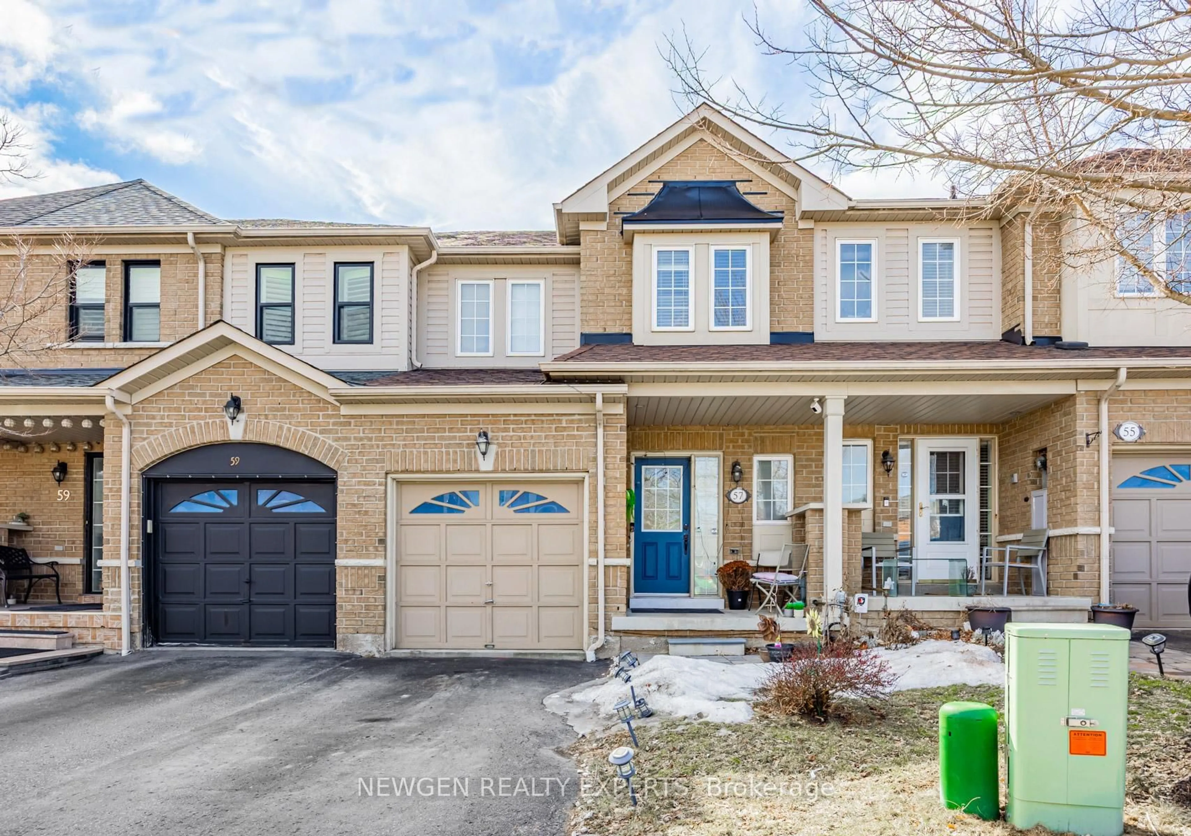 Home with brick exterior material, street for 57 Beer Cres, Ajax Ontario L1S 0A3