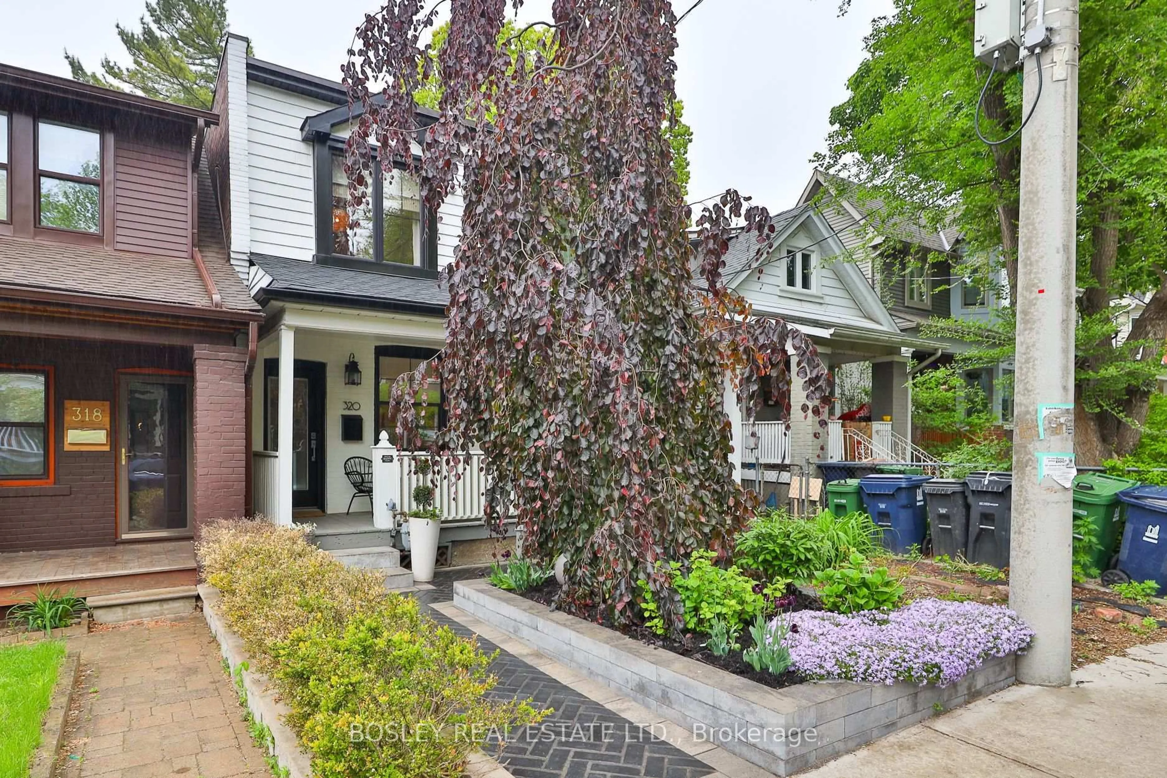 Home with brick exterior material, street for 320 Highfield Rd, Toronto Ontario M4L 2V5