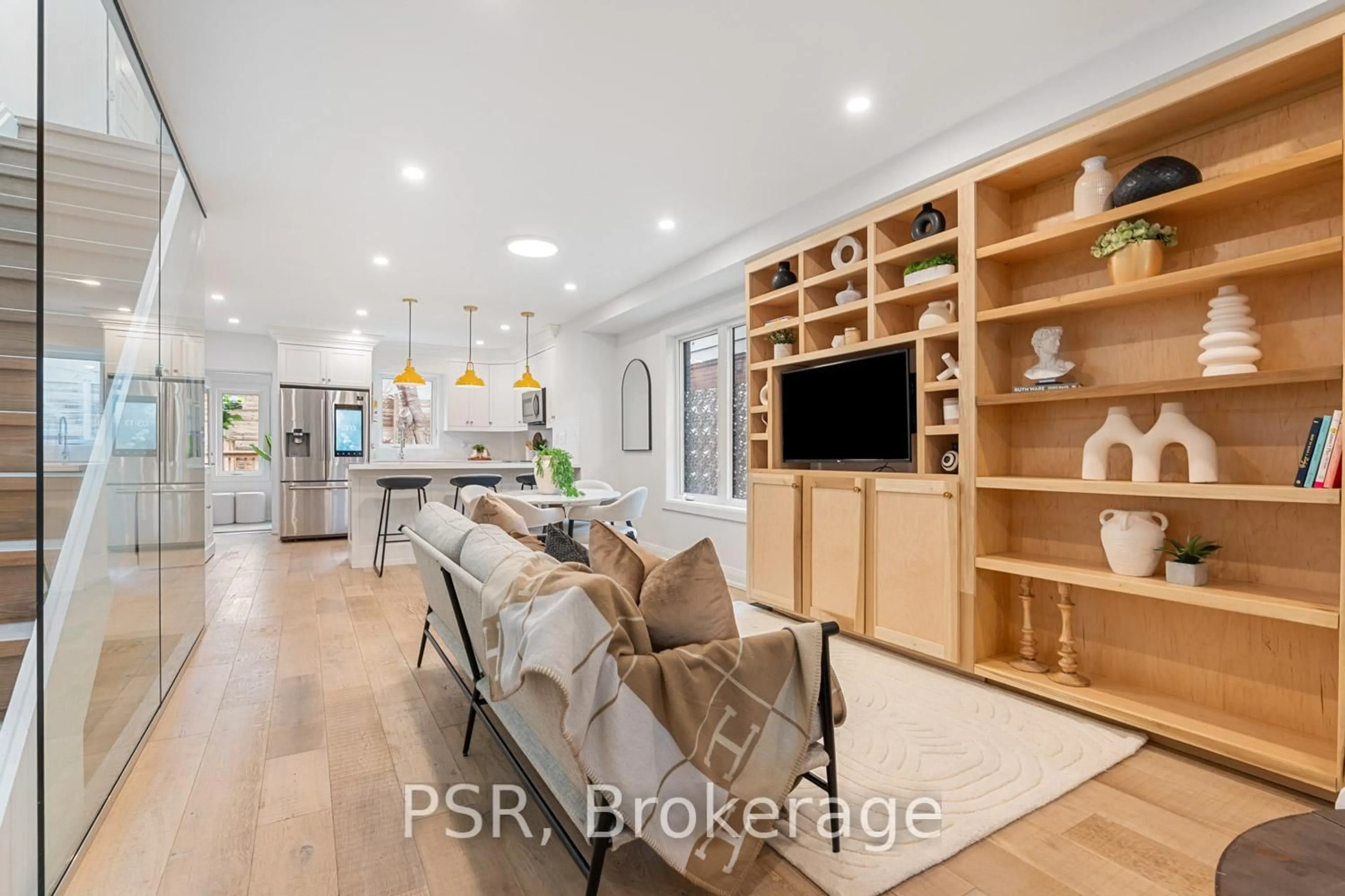 Open concept kitchen, unknown for 43 Hemlock Ave, Toronto Ontario M4L 3E9