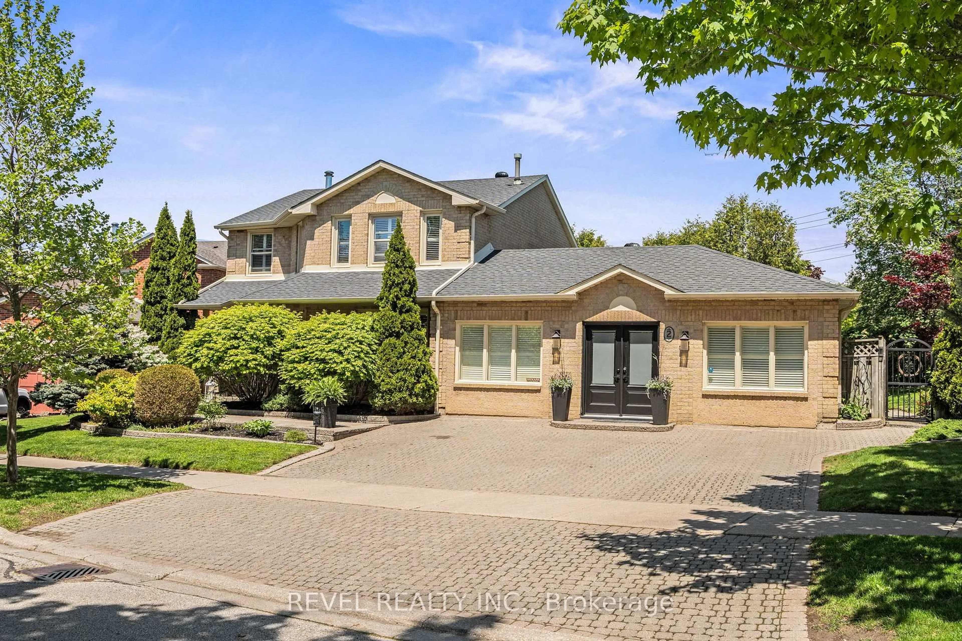 Home with brick exterior material, street for 2 Patterson Cres, Ajax Ontario L1S 6R1