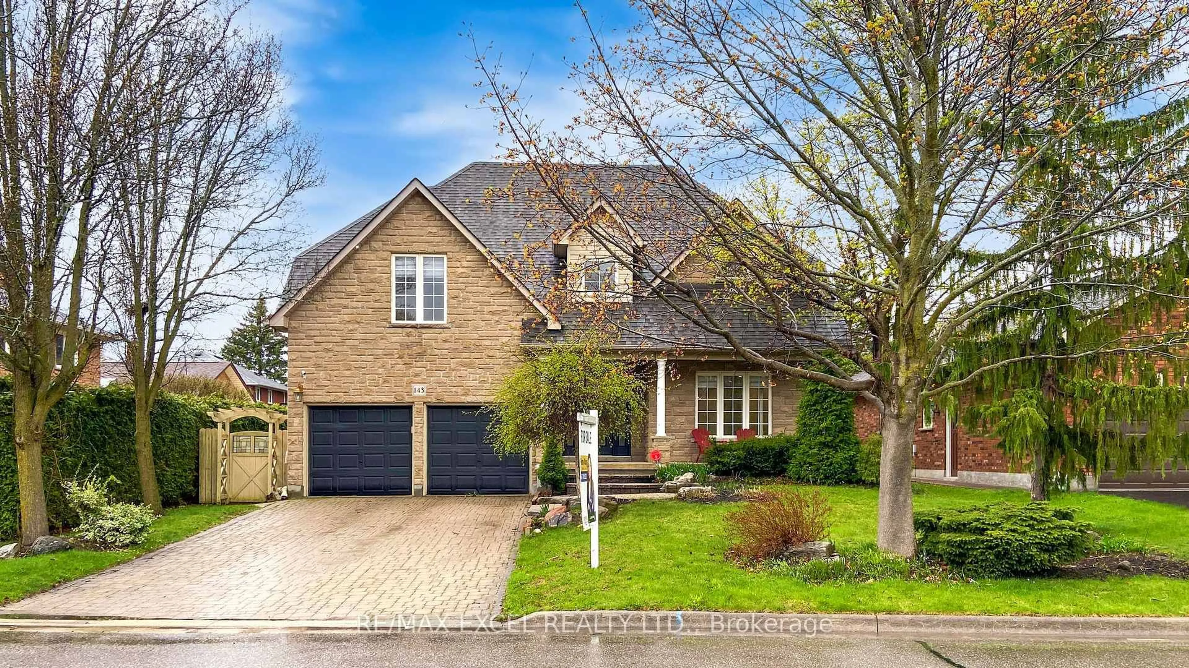 Home with brick exterior material, street for 143 Samac Tr, Oshawa Ontario L1G 7V9