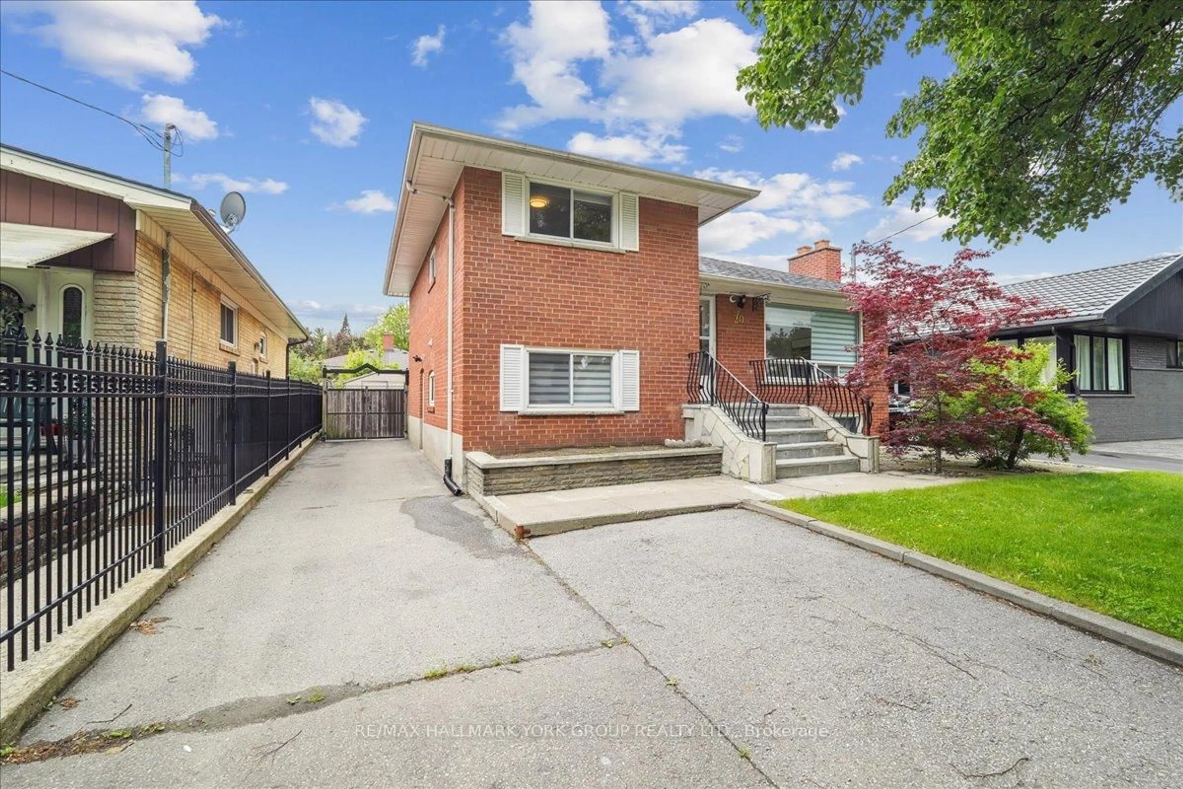 Home with brick exterior material, street for 20 Abbeville Rd, Toronto Ontario M1H 1Y3