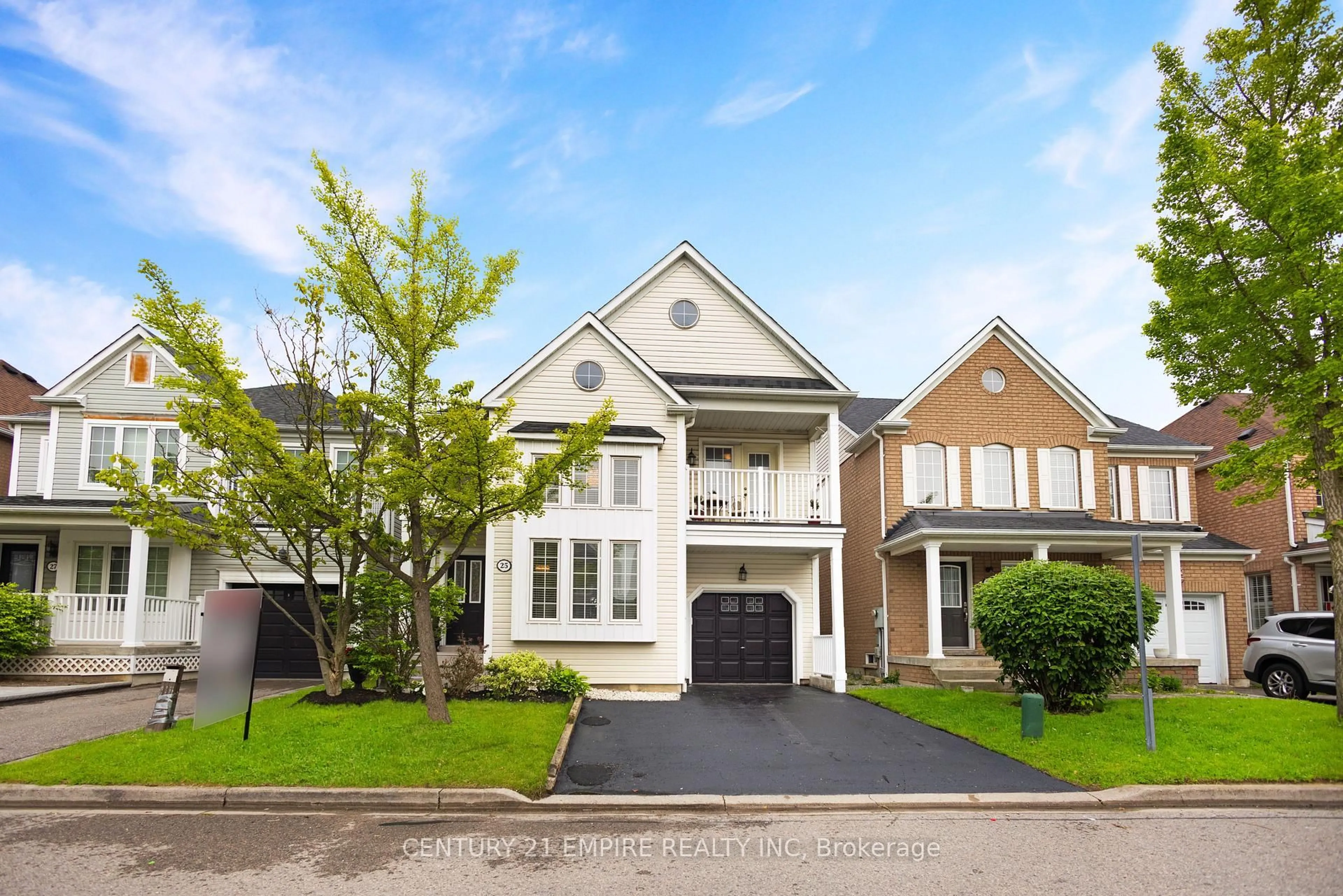 Home with brick exterior material, street for 25 Warwick Ave, Ajax Ontario L1Z 1K7