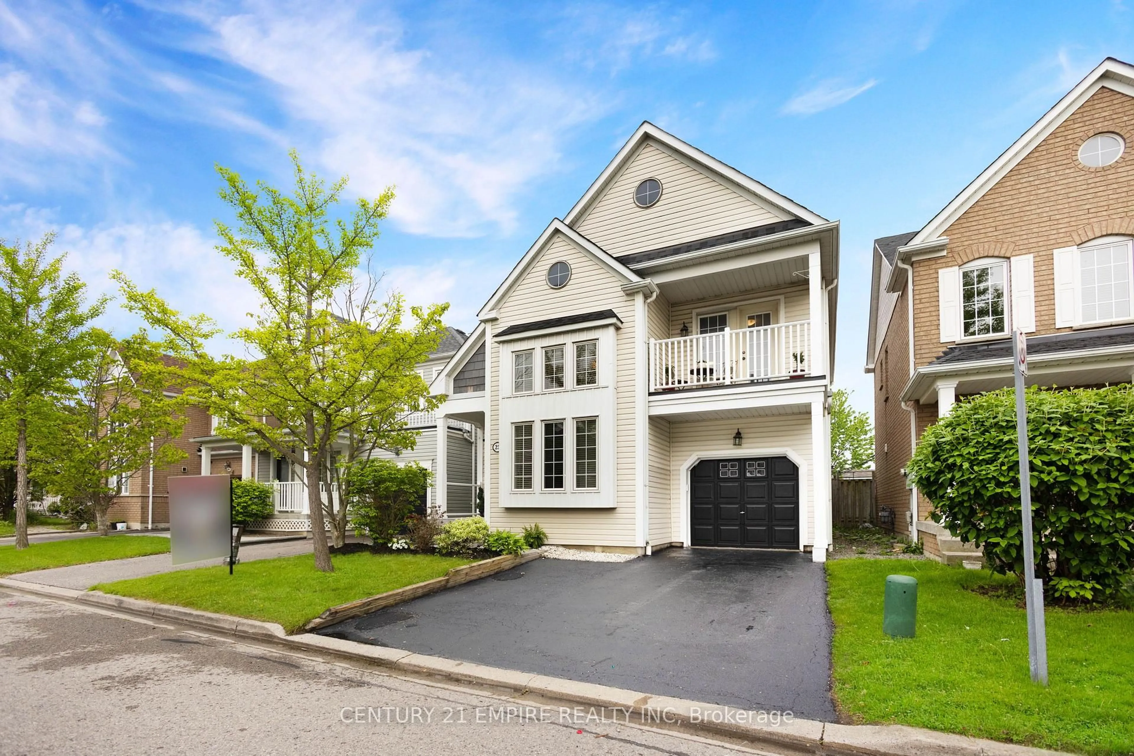 Home with brick exterior material, street for 25 Warwick Ave, Ajax Ontario L1Z 1K7