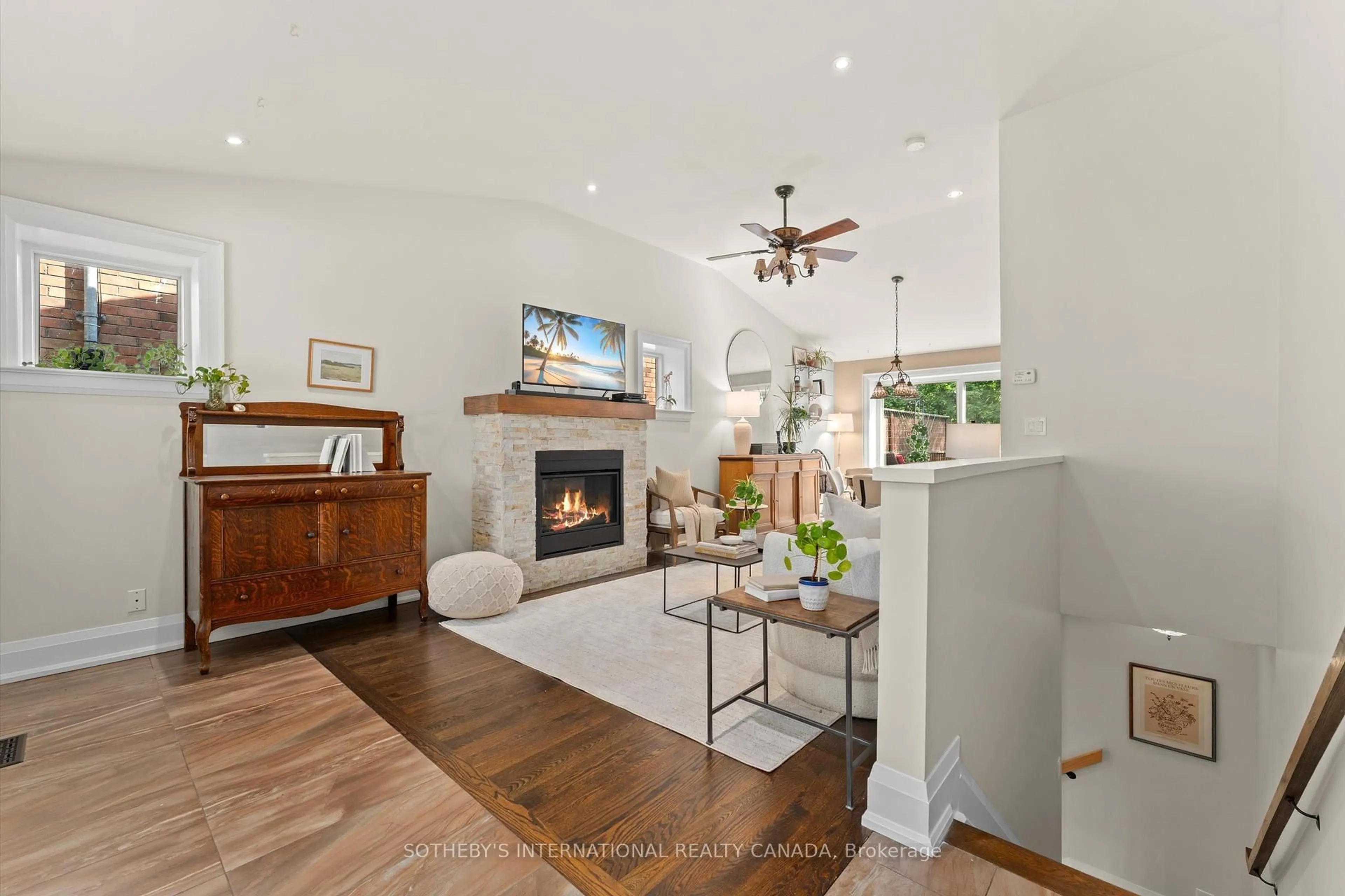 Living room with furniture, unknown for 1A Bowmore Rd, Toronto Ontario M4L 3H6