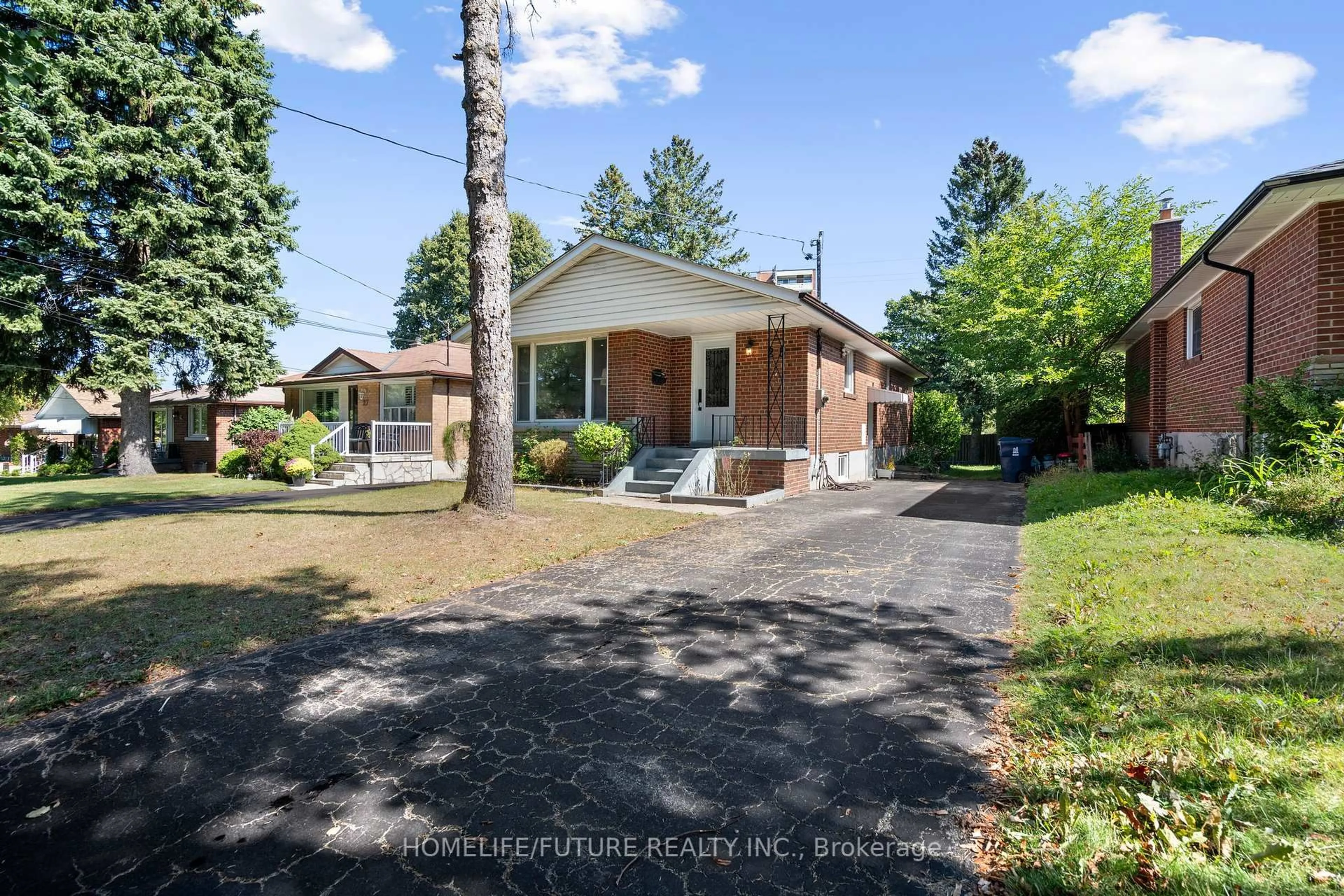 Home with brick exterior material, street for 25 Peking Rd, Toronto Ontario M1J 2X2