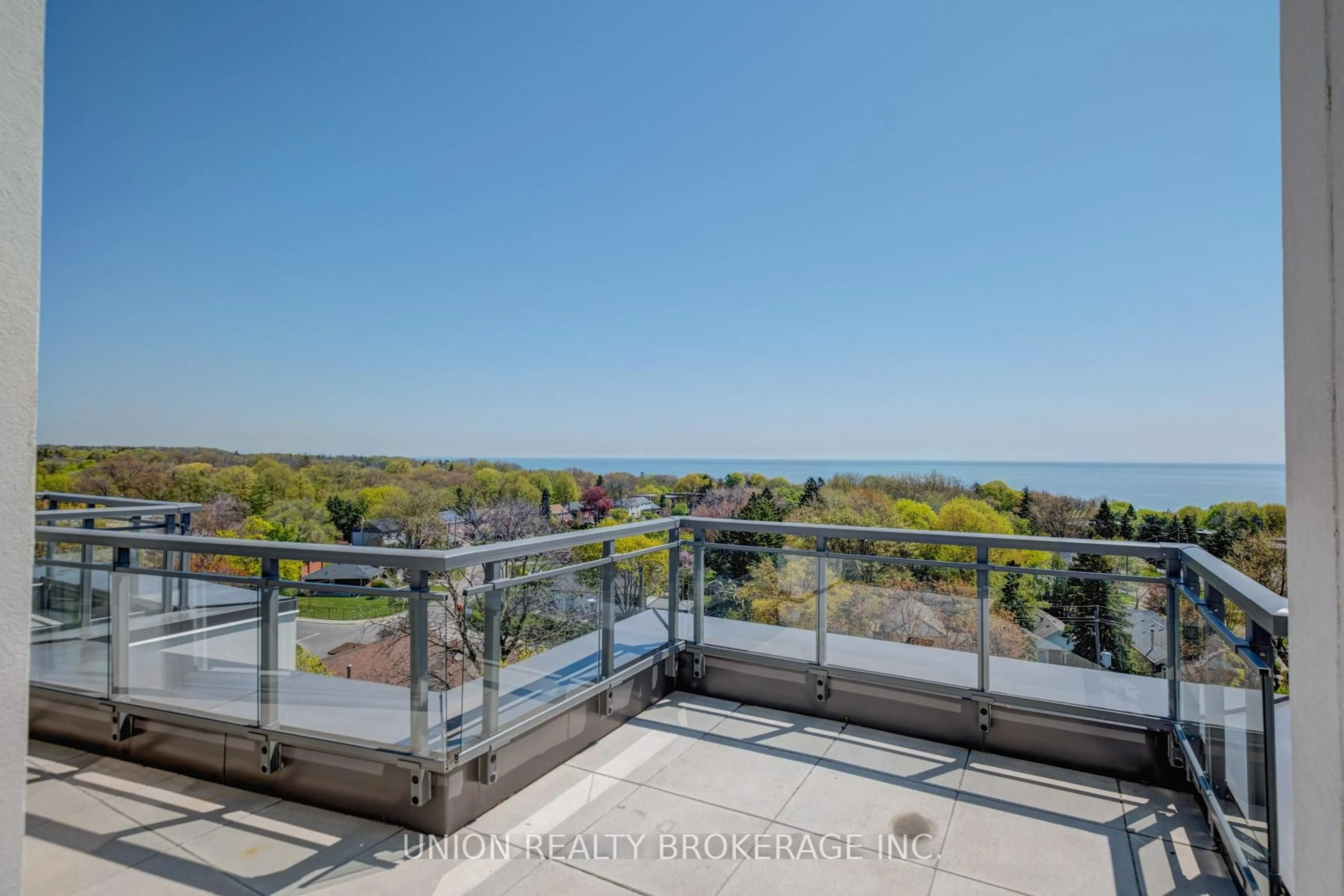 Balcony in the apartment, water/lake/river/ocean view for 90 Glen Everest Rd #810, Toronto Ontario M1N 0C3