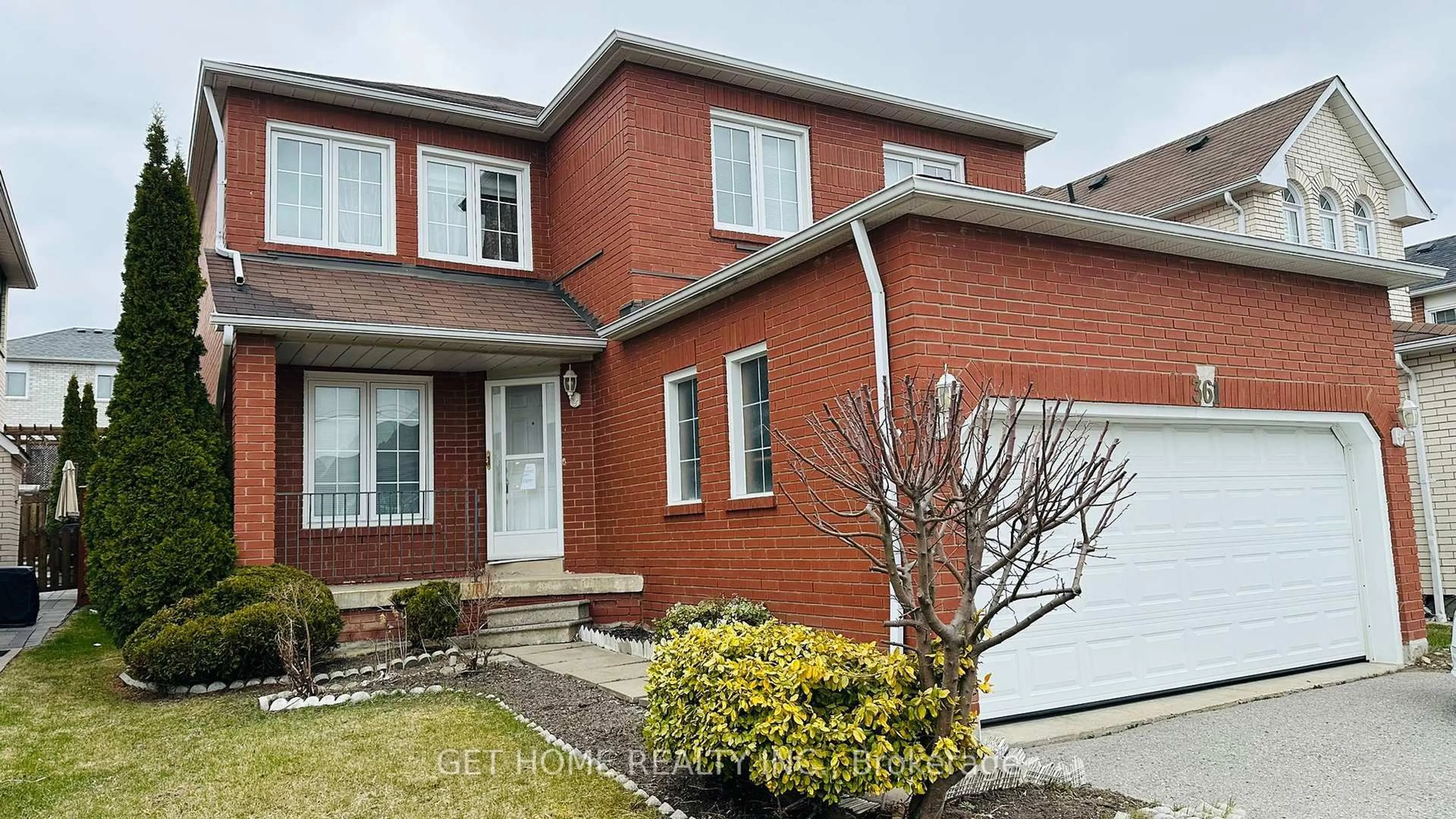 Home with brick exterior material, street for 361 Old Harwood Ave, Ajax Ontario L1Z 1K2