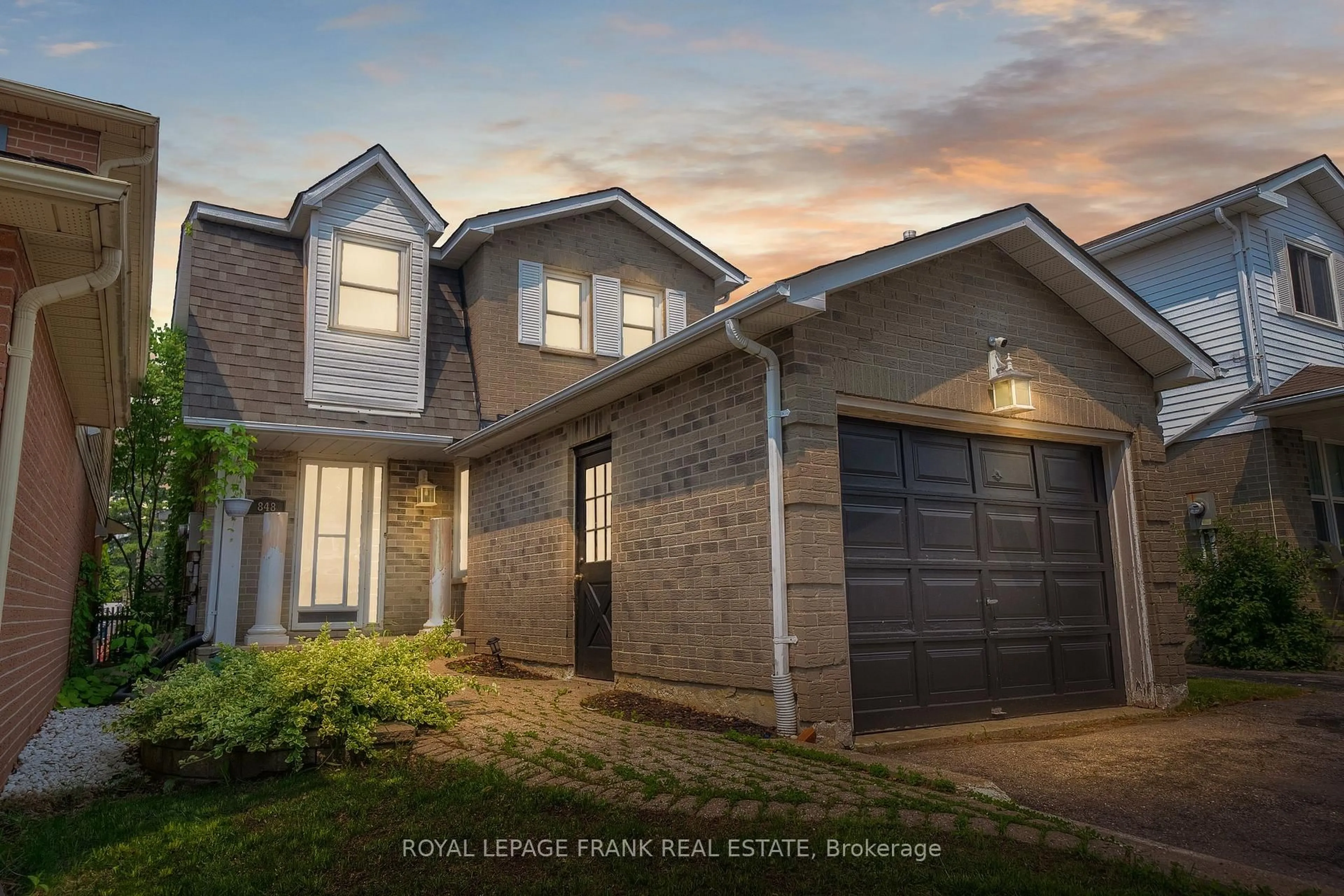 Home with brick exterior material, street for 848 Attersley Dr, Oshawa Ontario L1K 1T9
