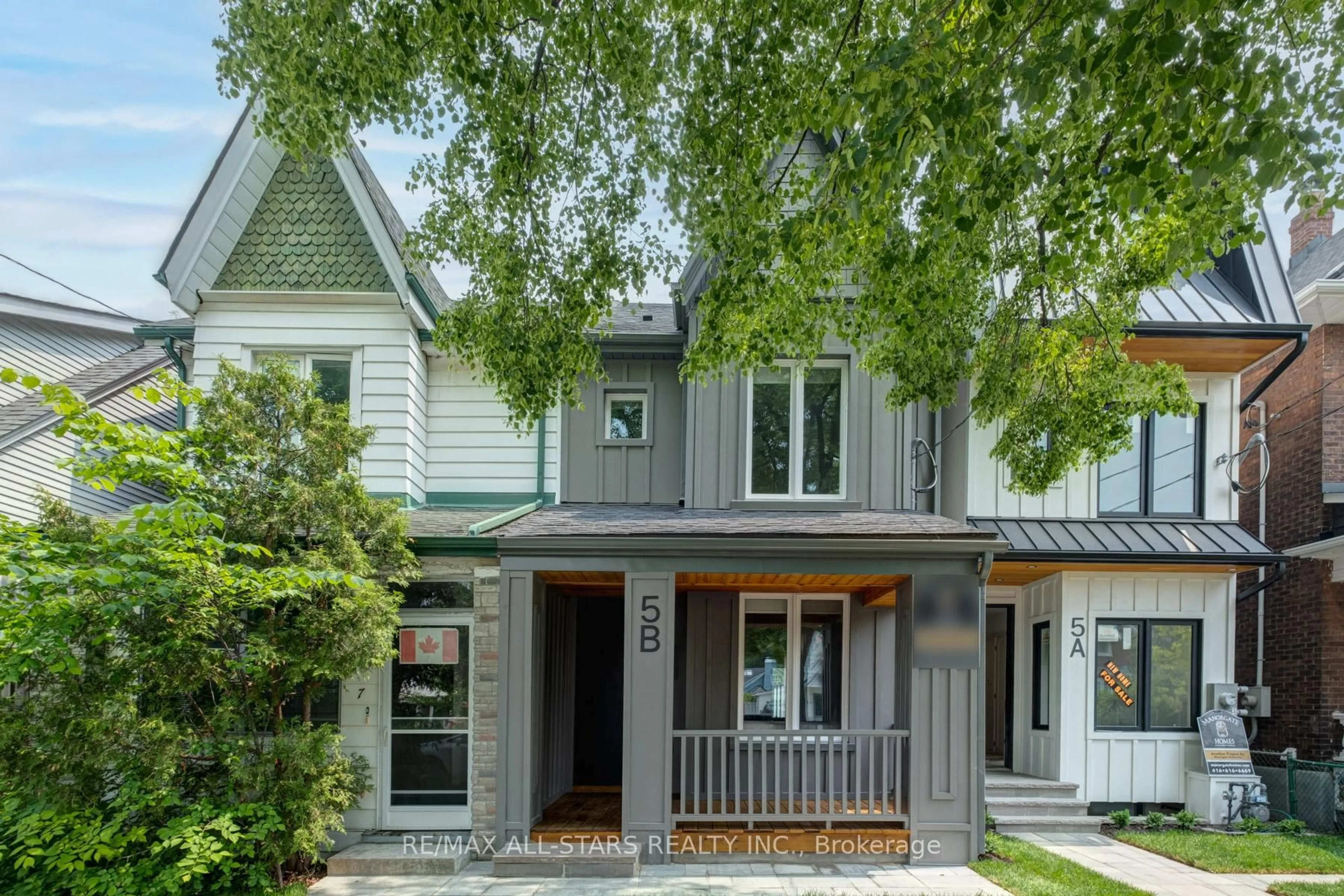 Home with brick exterior material, street for 5B kimberley Ave, Toronto Ontario M4E 2Z3