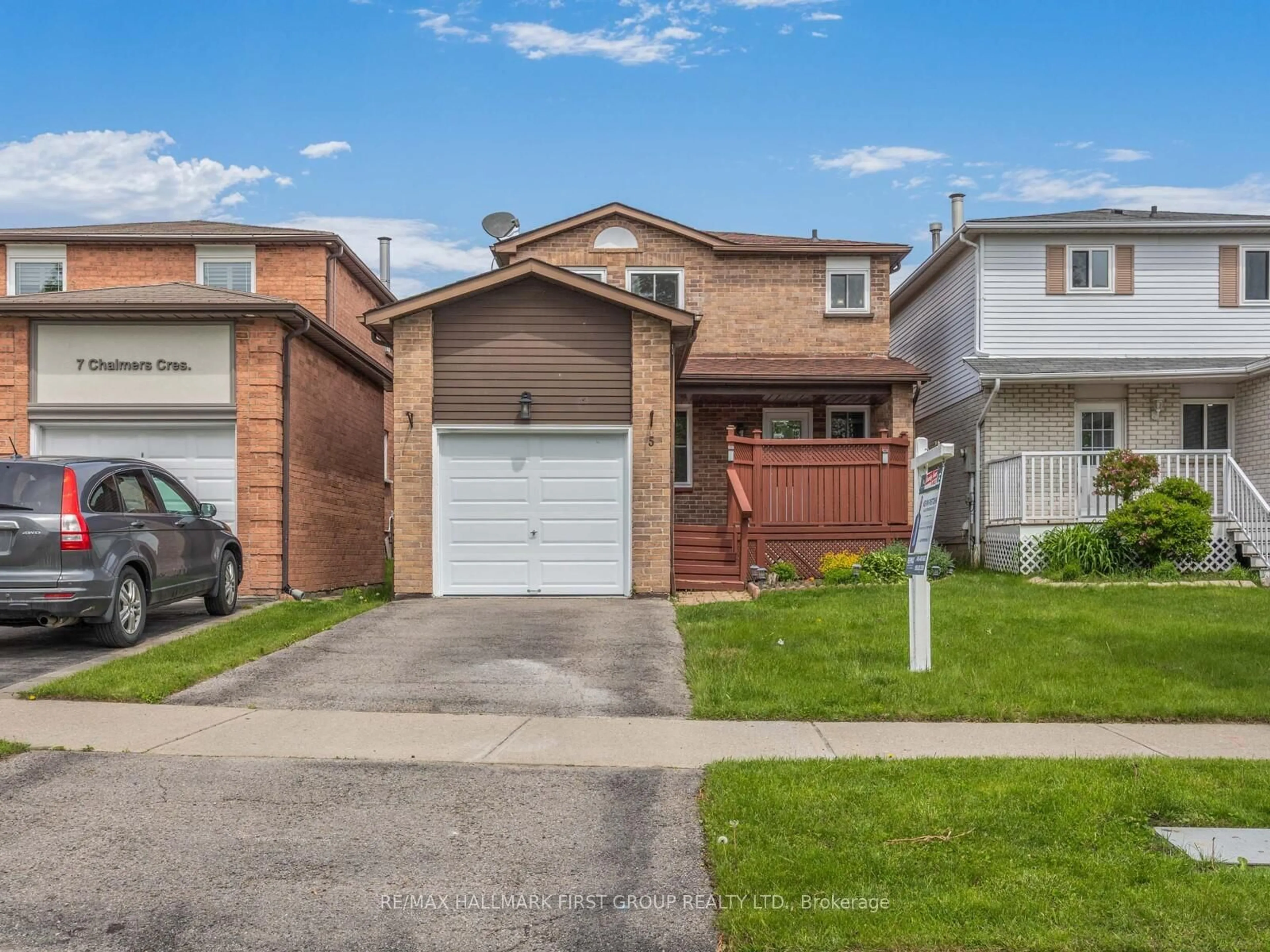 Home with brick exterior material, street for 5 Chalmers Cres, Ajax Ontario L1S 5Z5