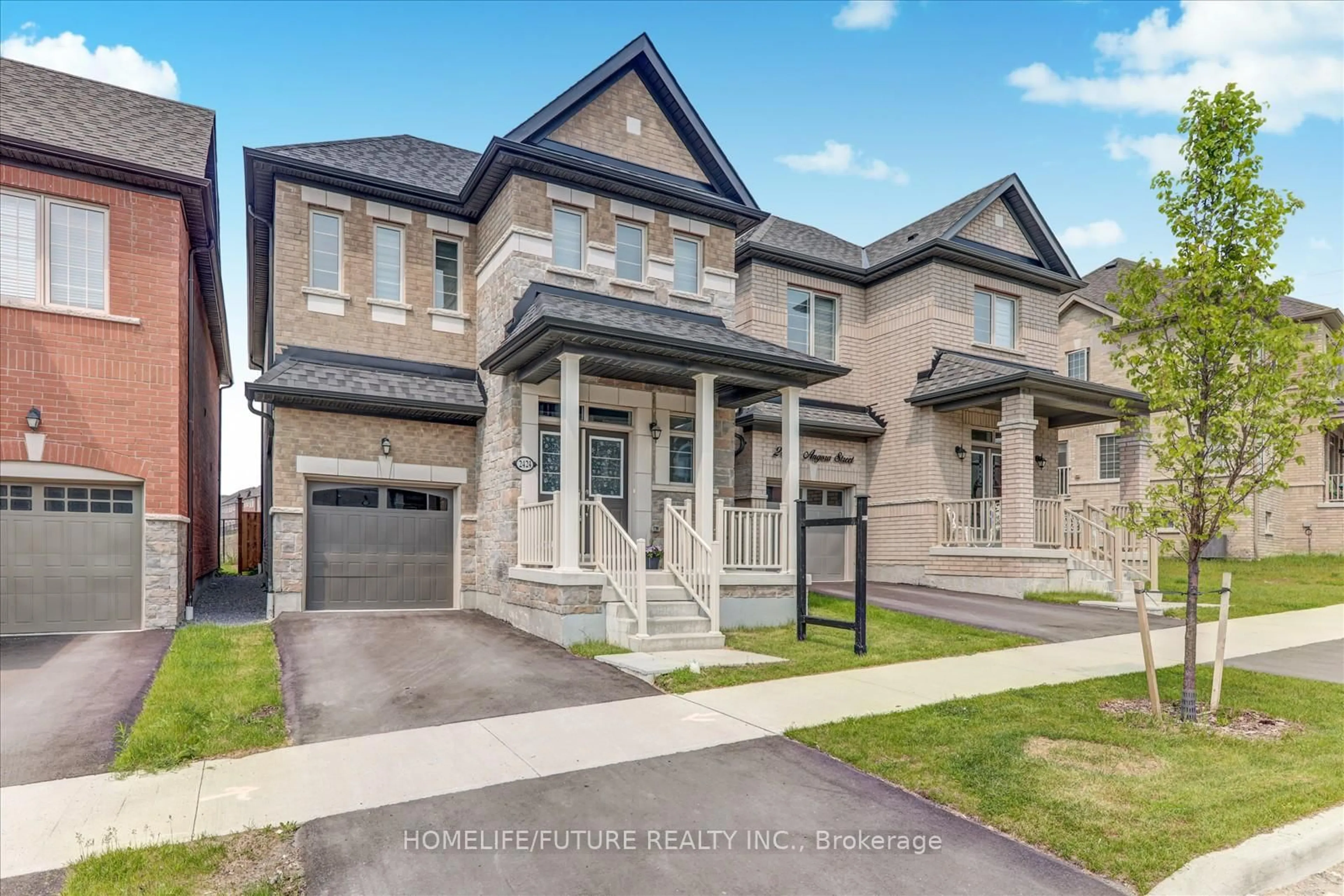 Home with brick exterior material, street for 2424 Angora St, Pickering Ontario L1X 0M6