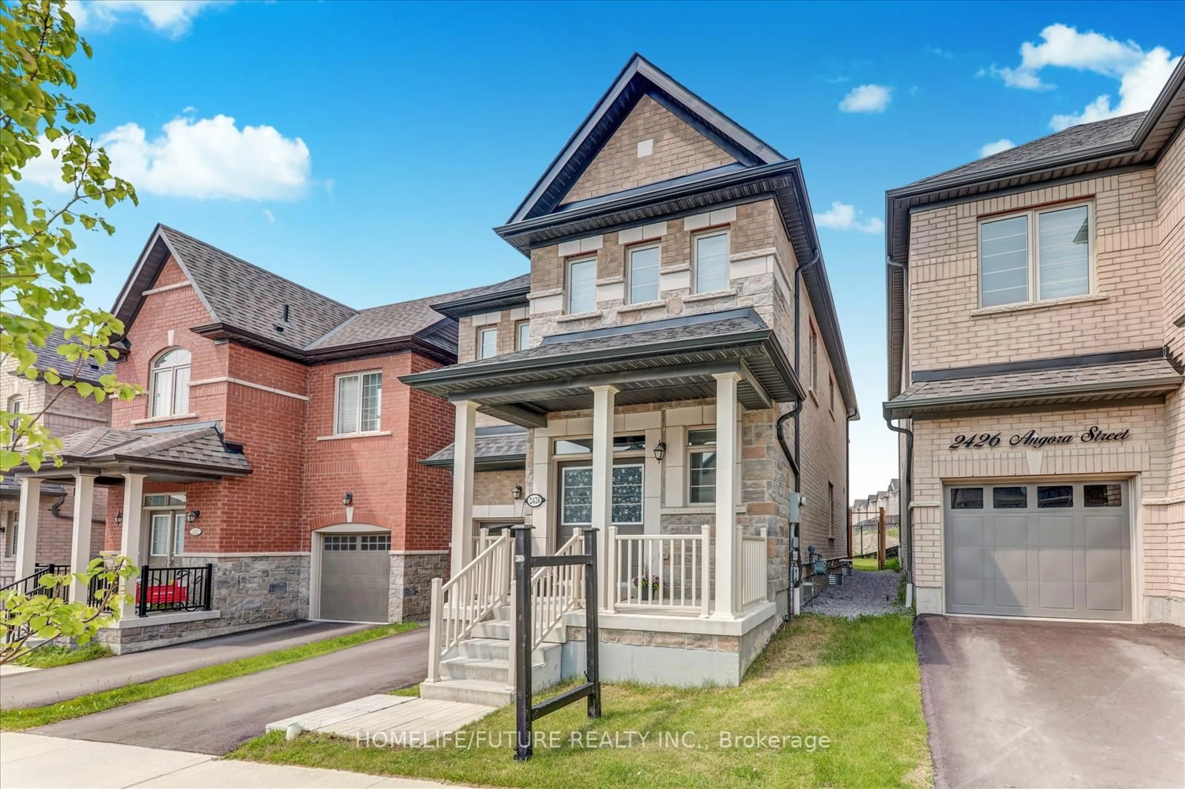 Home with brick exterior material, street for 2424 Angora St, Pickering Ontario L1X 0M6