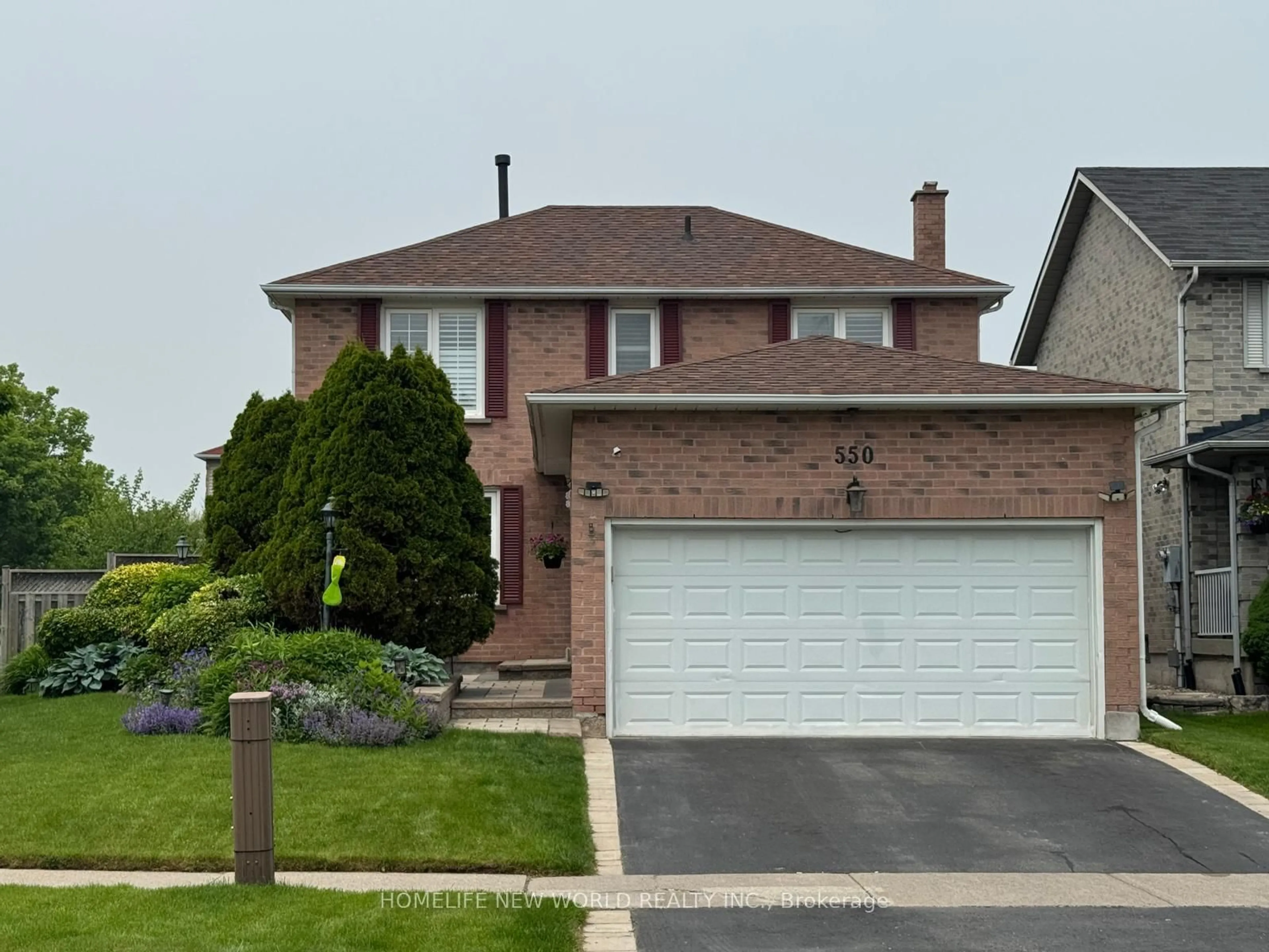 Home with brick exterior material, street for 550 Cattail Crt, Pickering Ontario L1V 6A4