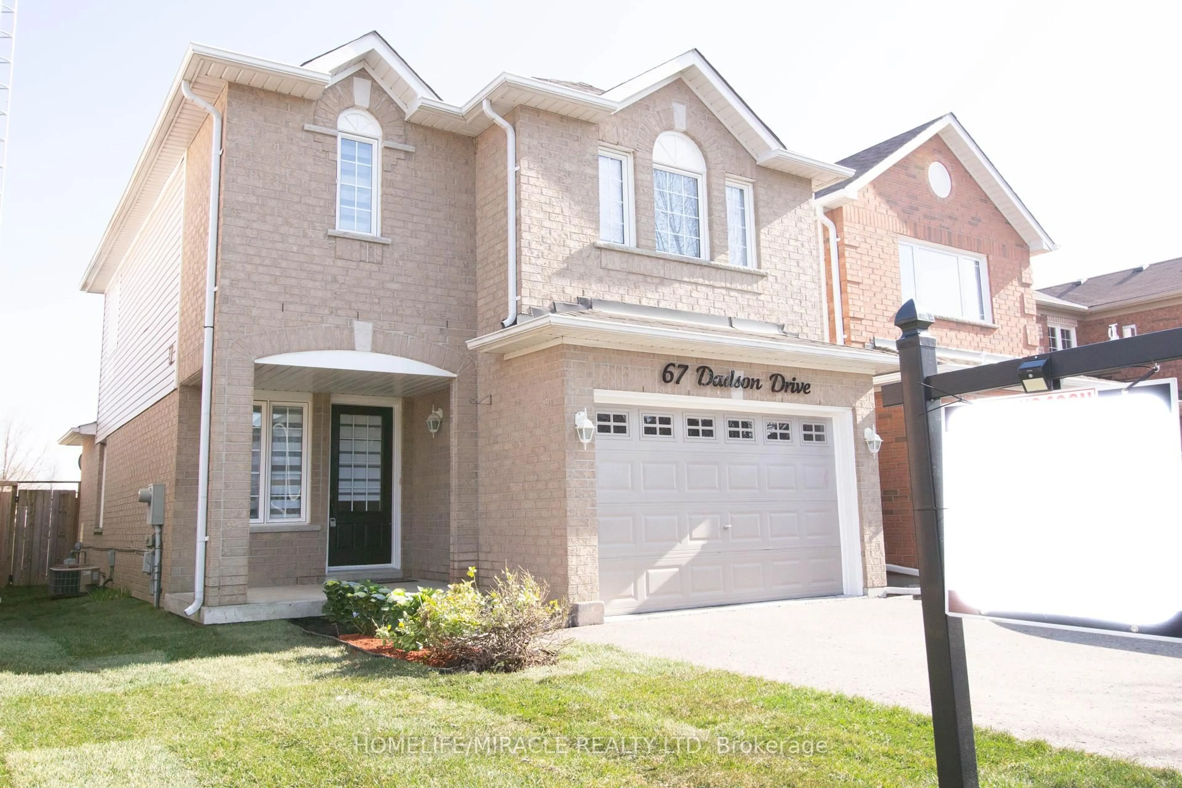 Home with brick exterior material, street for 67 Dadson Dr, Clarington Ontario L1C 5J1